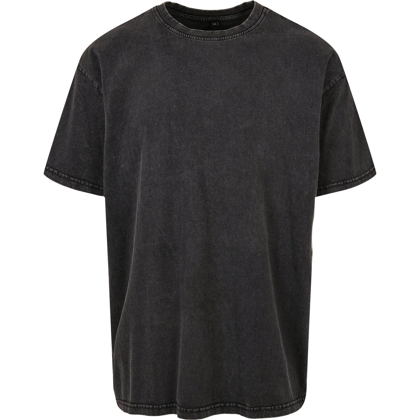 Build Your Brand Acid Washed Oversized Tee 100% Cotton Crew Neck Menâ€™s Shirt