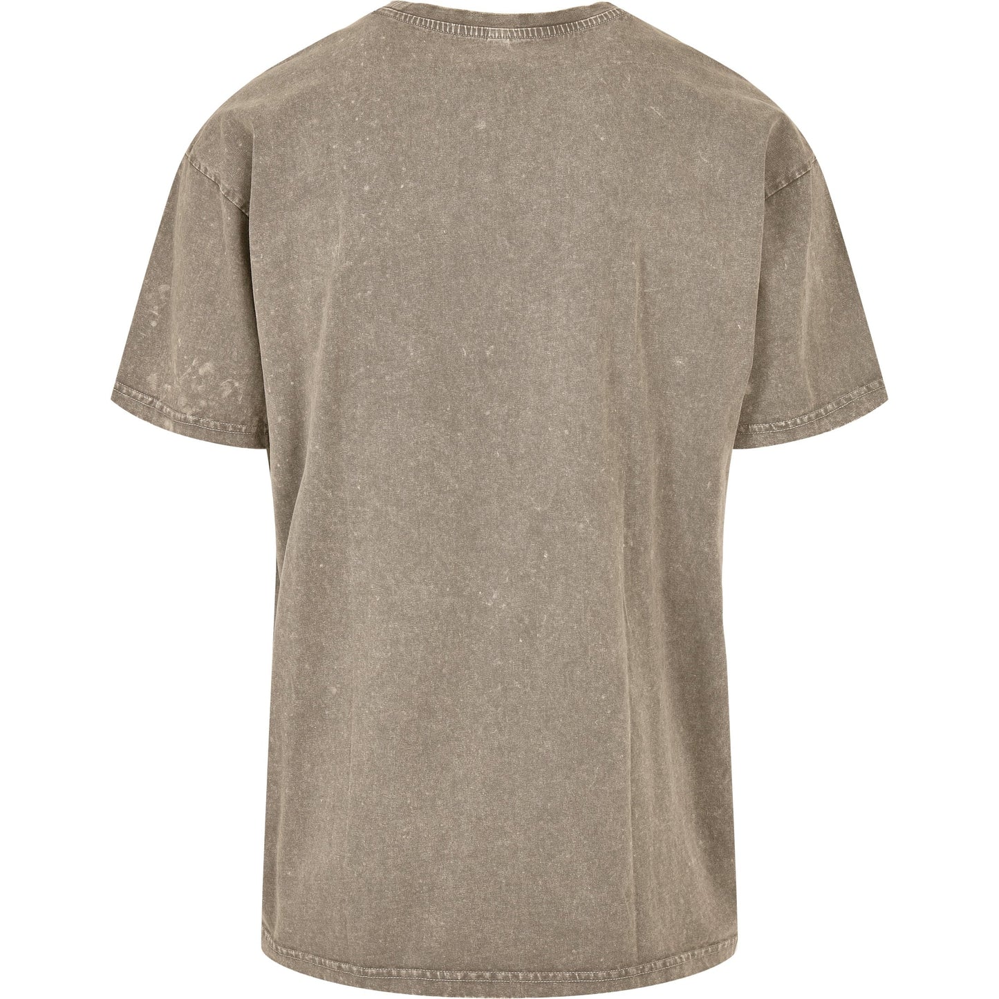Build Your Brand Acid Washed Oversized Tee 100% Cotton Crew Neck Menâ€™s Shirt