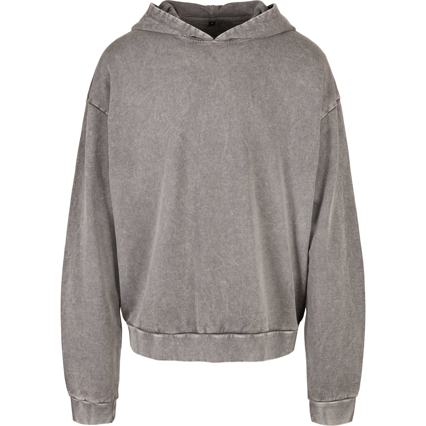 Build Your Brand Acid Washed Oversize Hoodie Men's Casual Cotton Sweatshirt