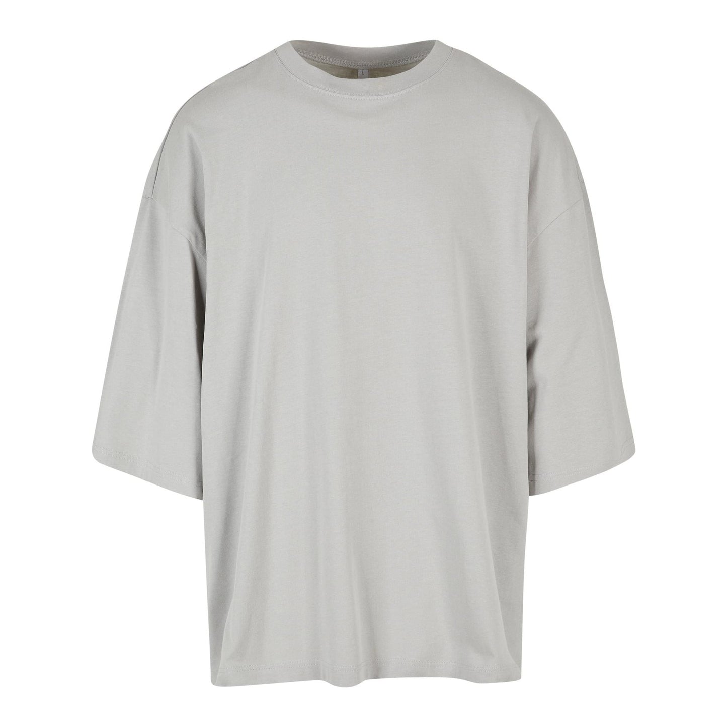 Build Your Brand Huge Tee Oversized Cotton T-Shirt Round Neck Elbow Length