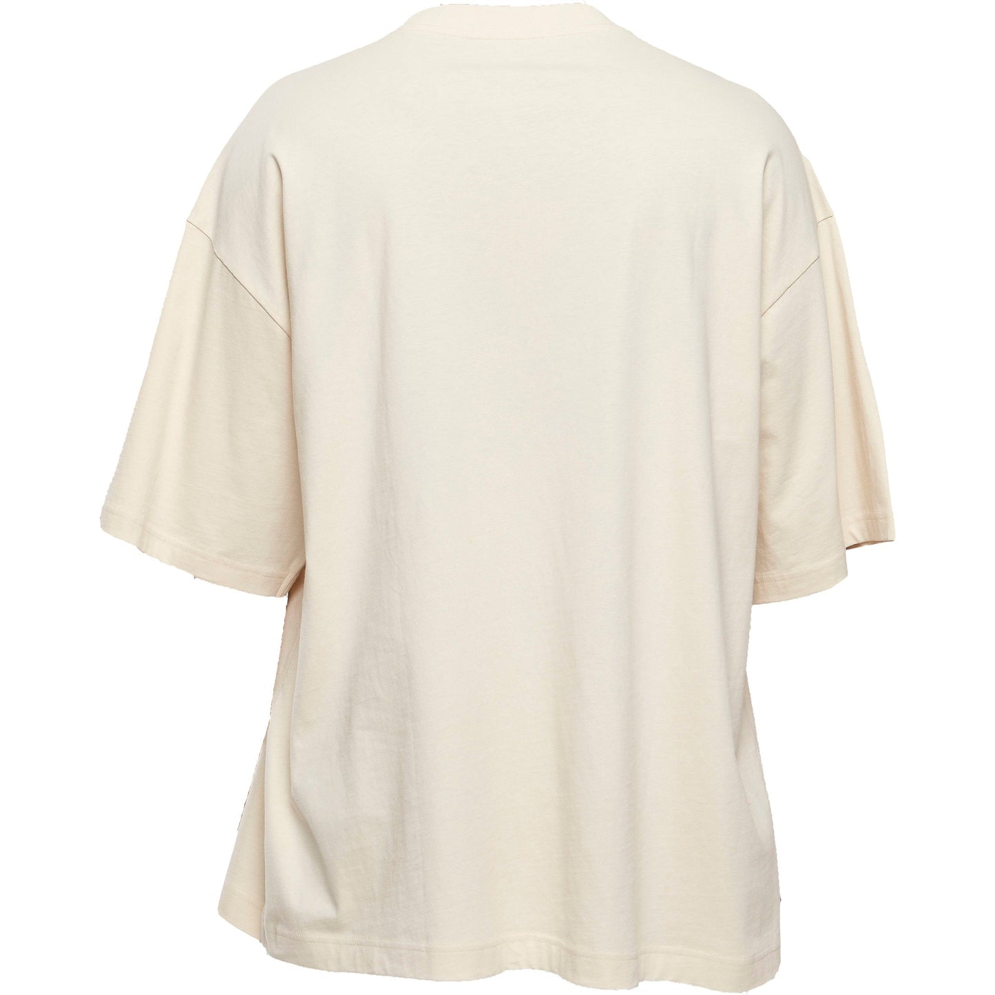 Build Your Brand Huge Tee Oversized Cotton T-Shirt Round Neck Elbow Length