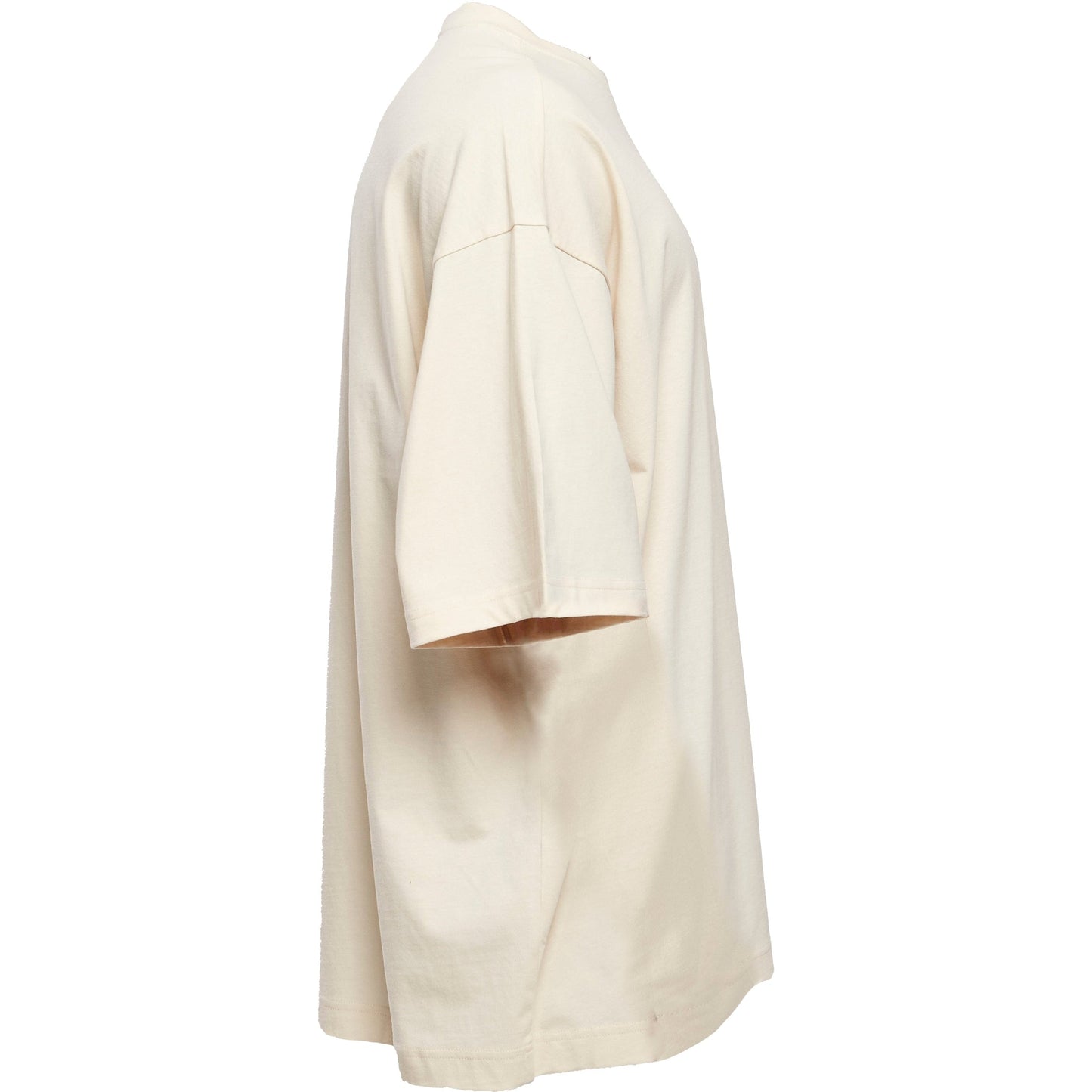 Build Your Brand Huge Tee Oversized Cotton T-Shirt Round Neck Elbow Length
