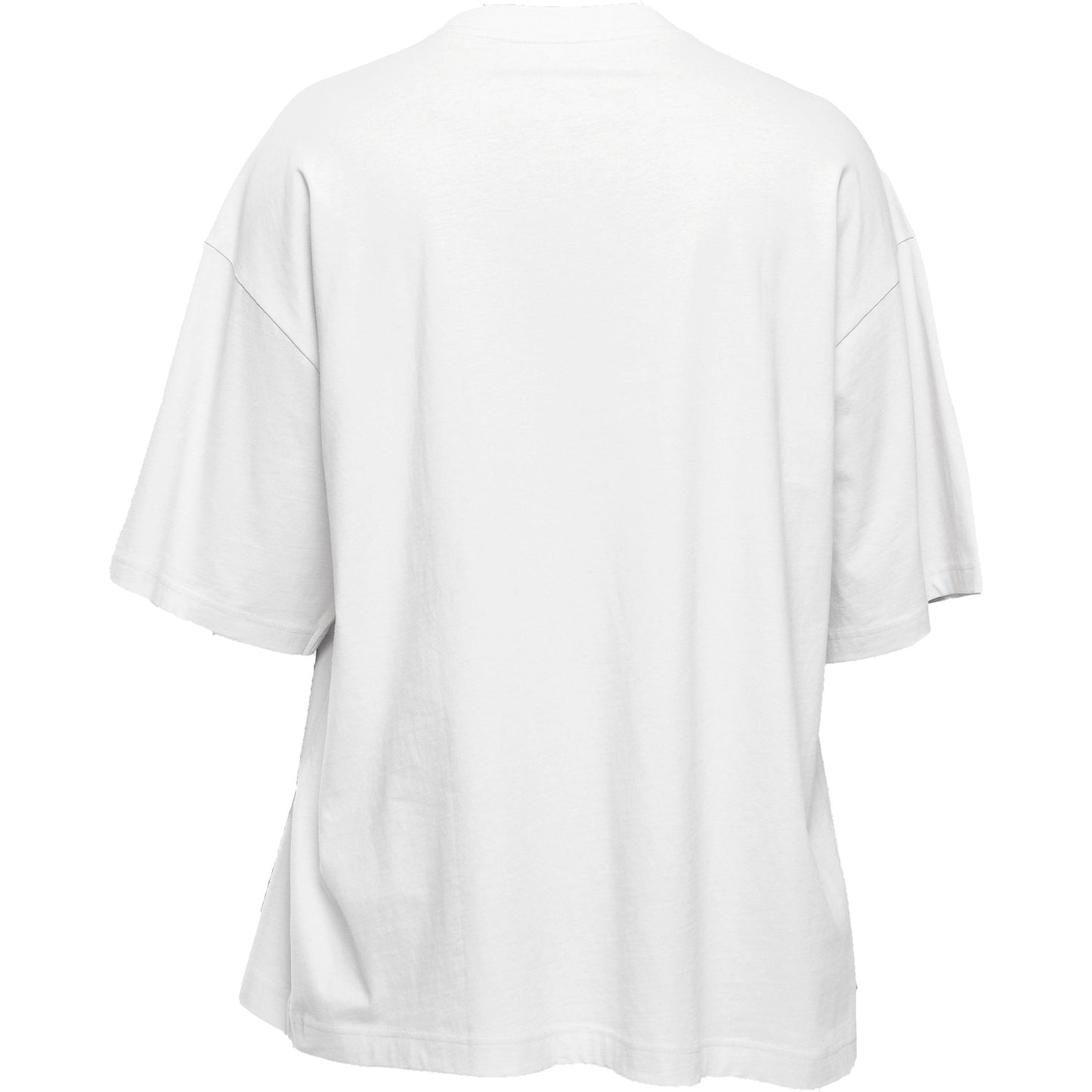 Build Your Brand Huge Tee Oversized Cotton T-Shirt Round Neck Elbow Length