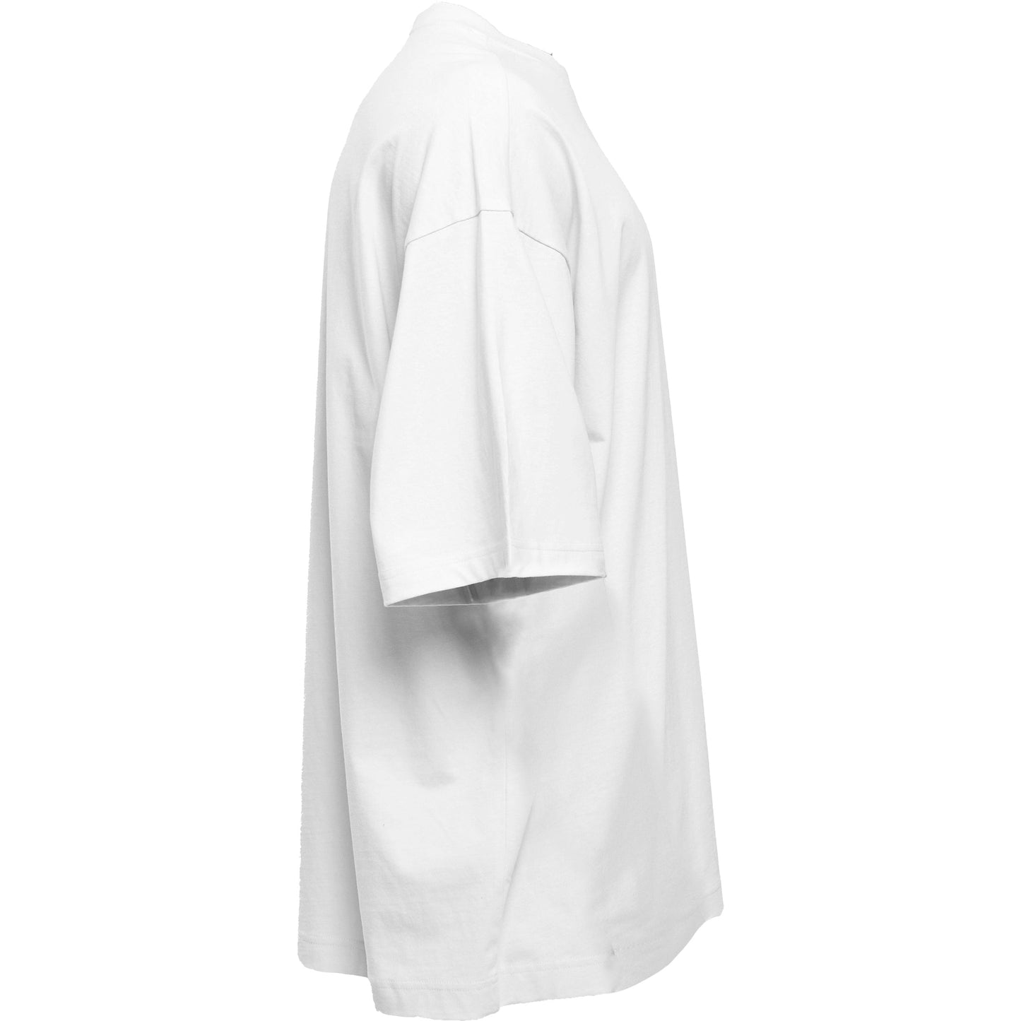 Build Your Brand Huge Tee Oversized Cotton T-Shirt Round Neck Elbow Length