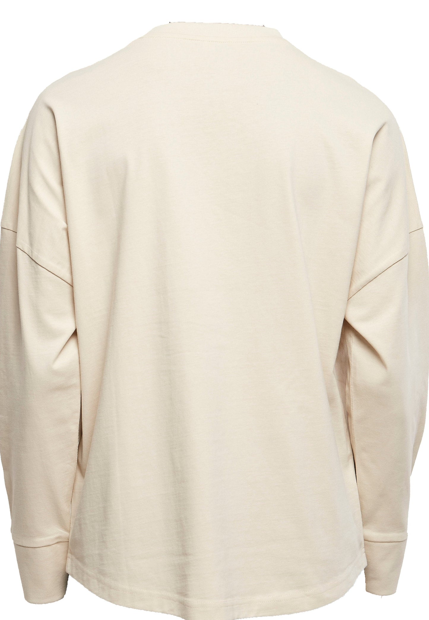 Build Your Brand Men's Oversized Long Sleeve T-Shirt 100% Cotton Casual Wear