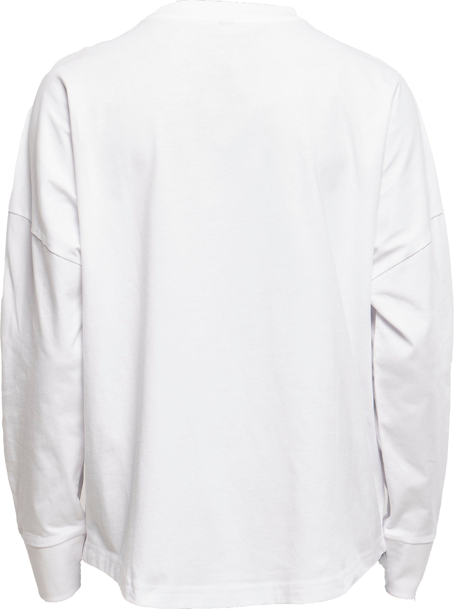 Build Your Brand Men's Oversized Long Sleeve T-Shirt 100% Cotton Casual Wear