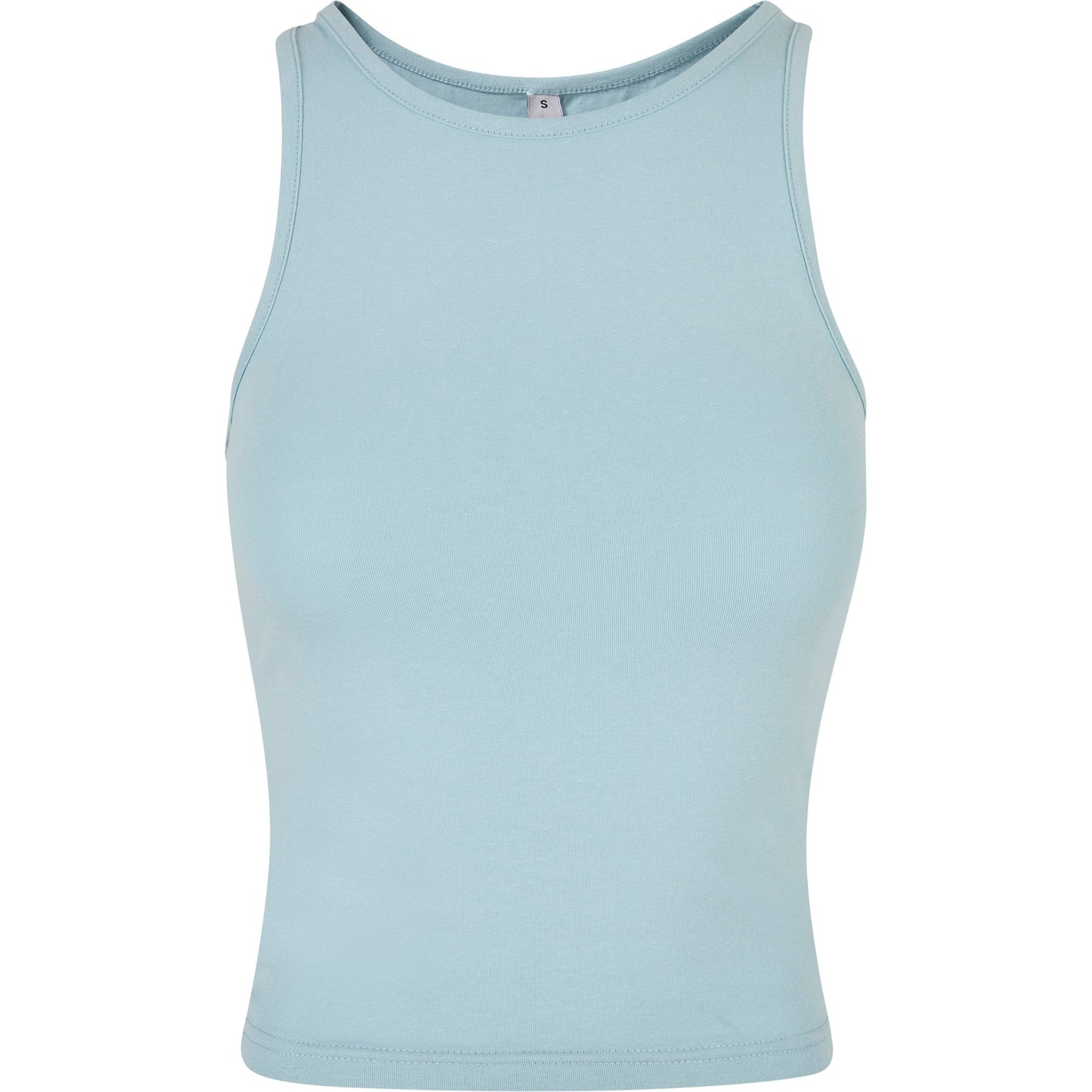 Build Your Brand Women's Racerback Top Slim Fit Sleeveless Cotton Blend