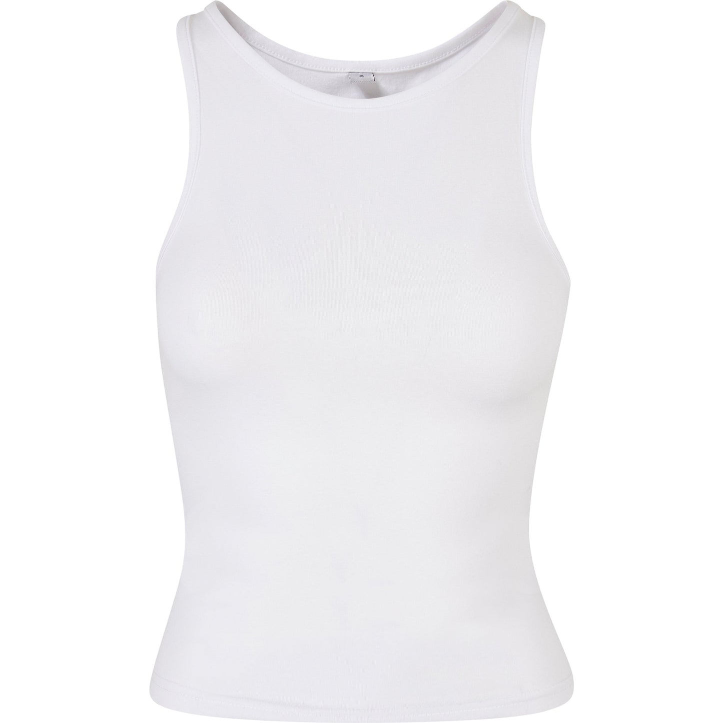 Build Your Brand Women's Racerback Top Slim Fit Sleeveless Cotton Blend