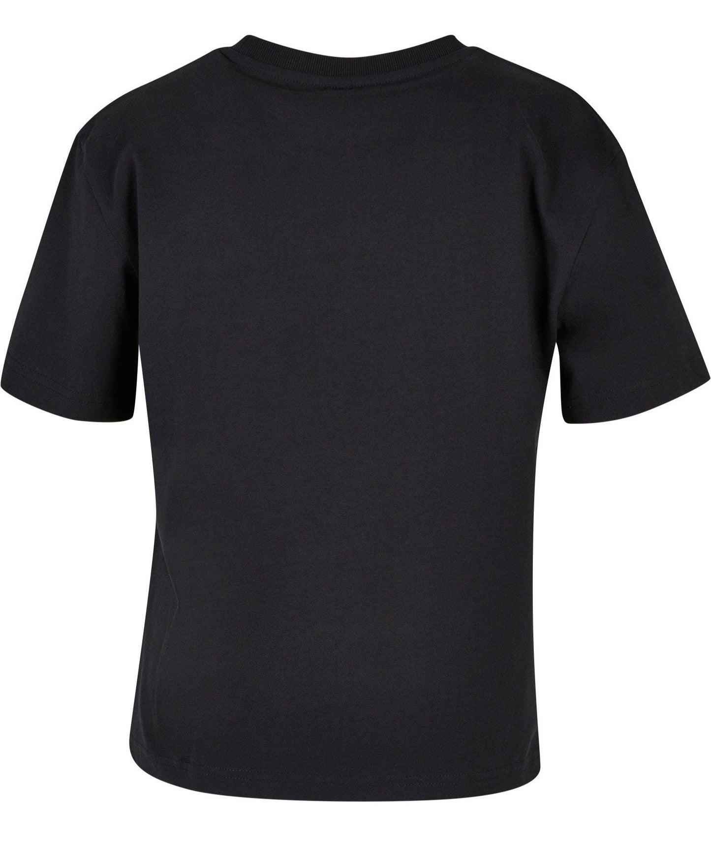 Build Your Brand Women's Oversized Everyday Tee Black 100% Cotton Sizes XS-5XL