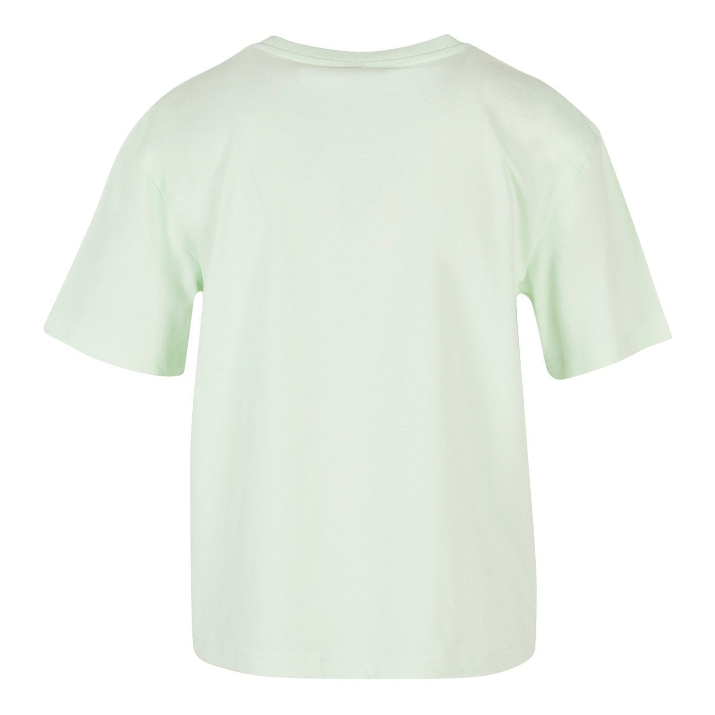 Build Your Brand Women's Oversized Everyday Tee Light Mint 100% Cotton