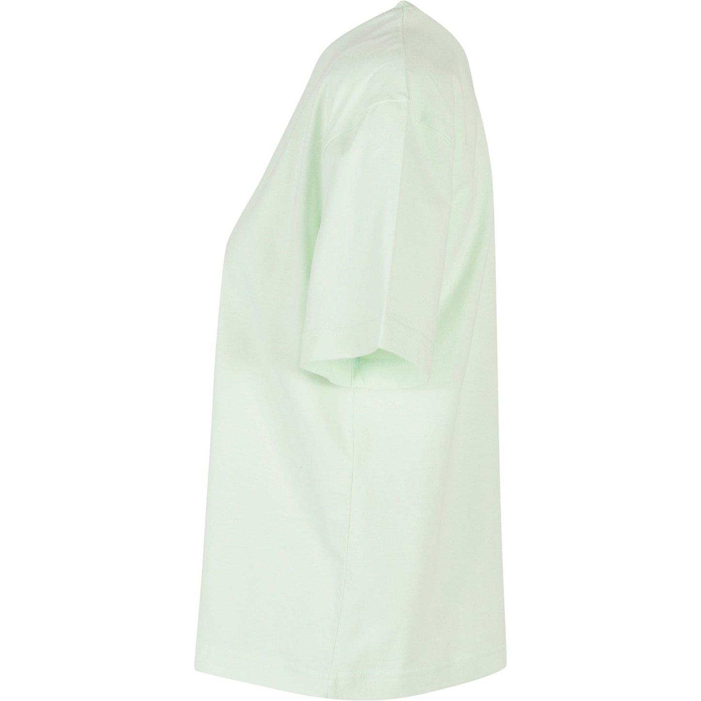 Build Your Brand Women's Oversized Everyday Tee Light Mint 100% Cotton