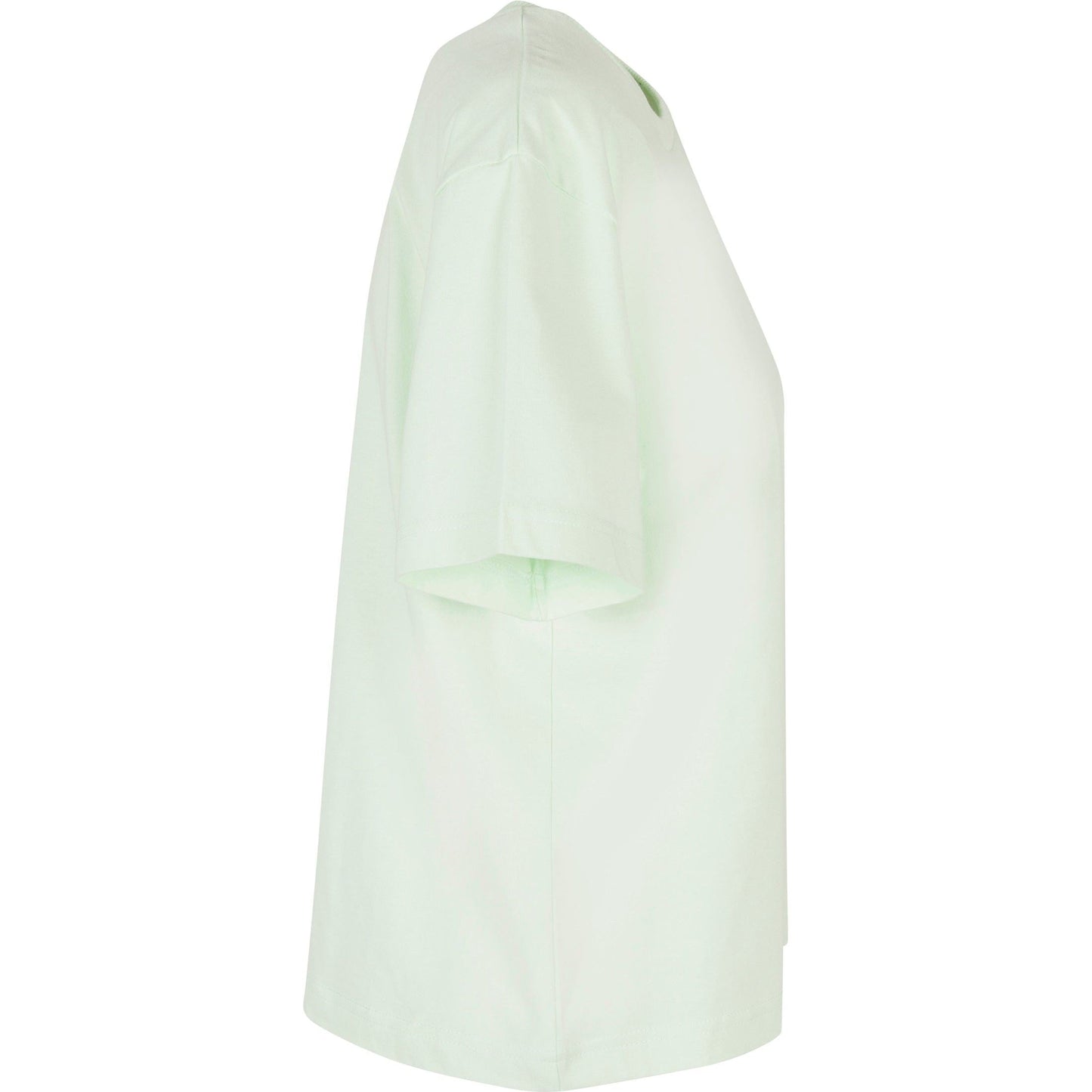 Build Your Brand Women's Oversized Everyday Tee Light Mint 100% Cotton