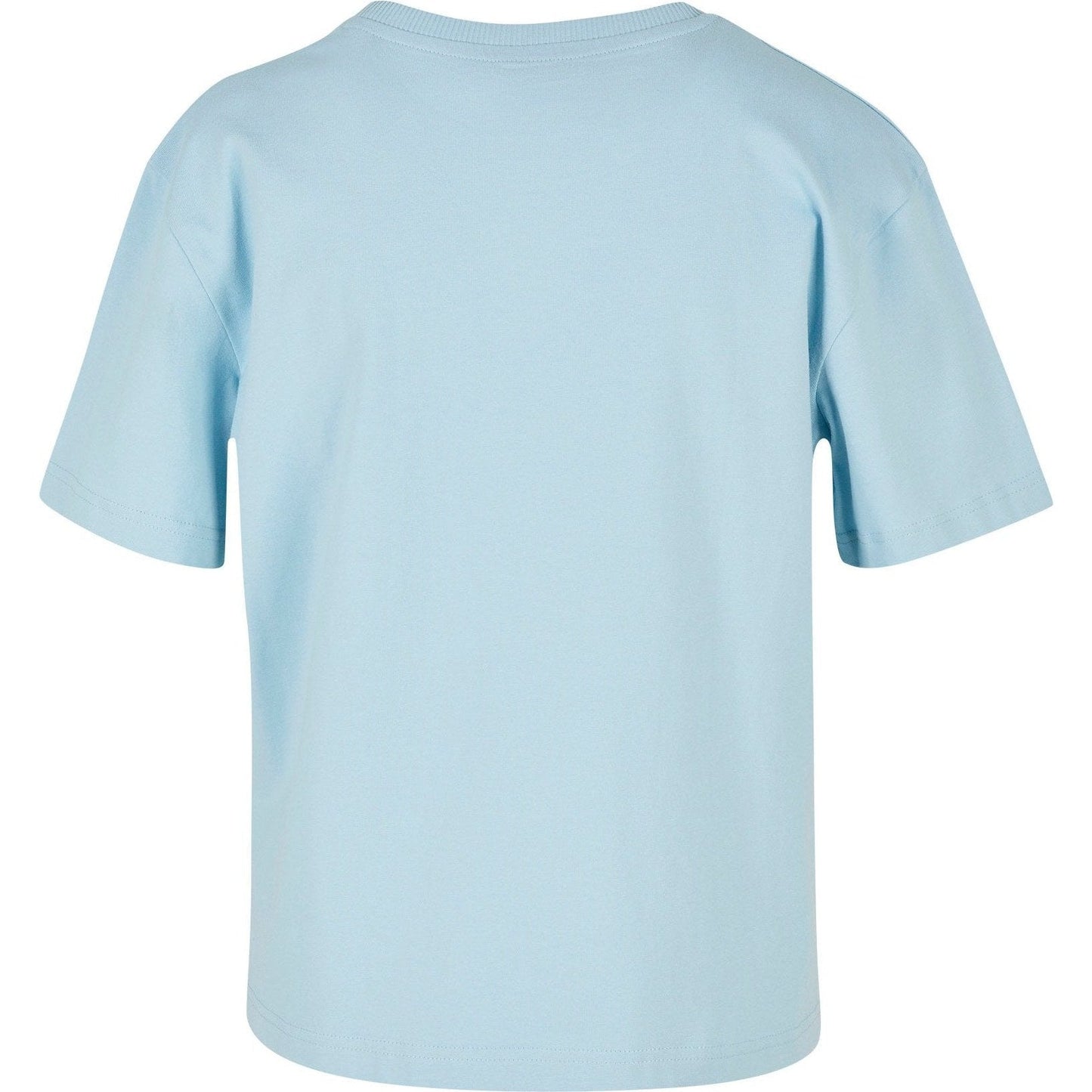 Build Your Brand Women's Oversized Everyday Tee Ocean Blue 100% Cotton