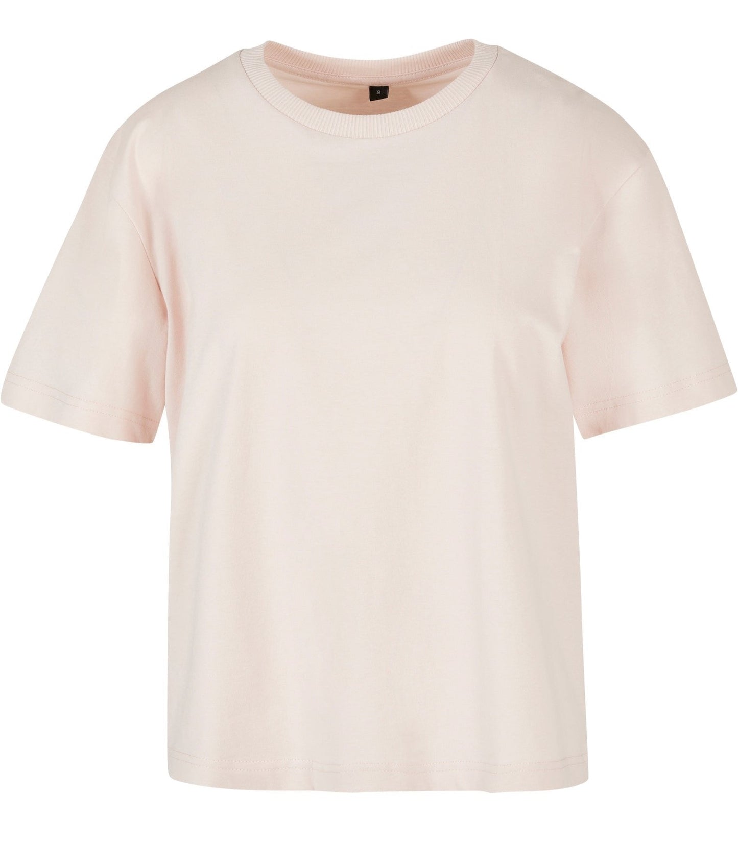 Build Your Brand Women's Oversized Everyday Tee 100% Cotton Pink Sizes XS-5XL