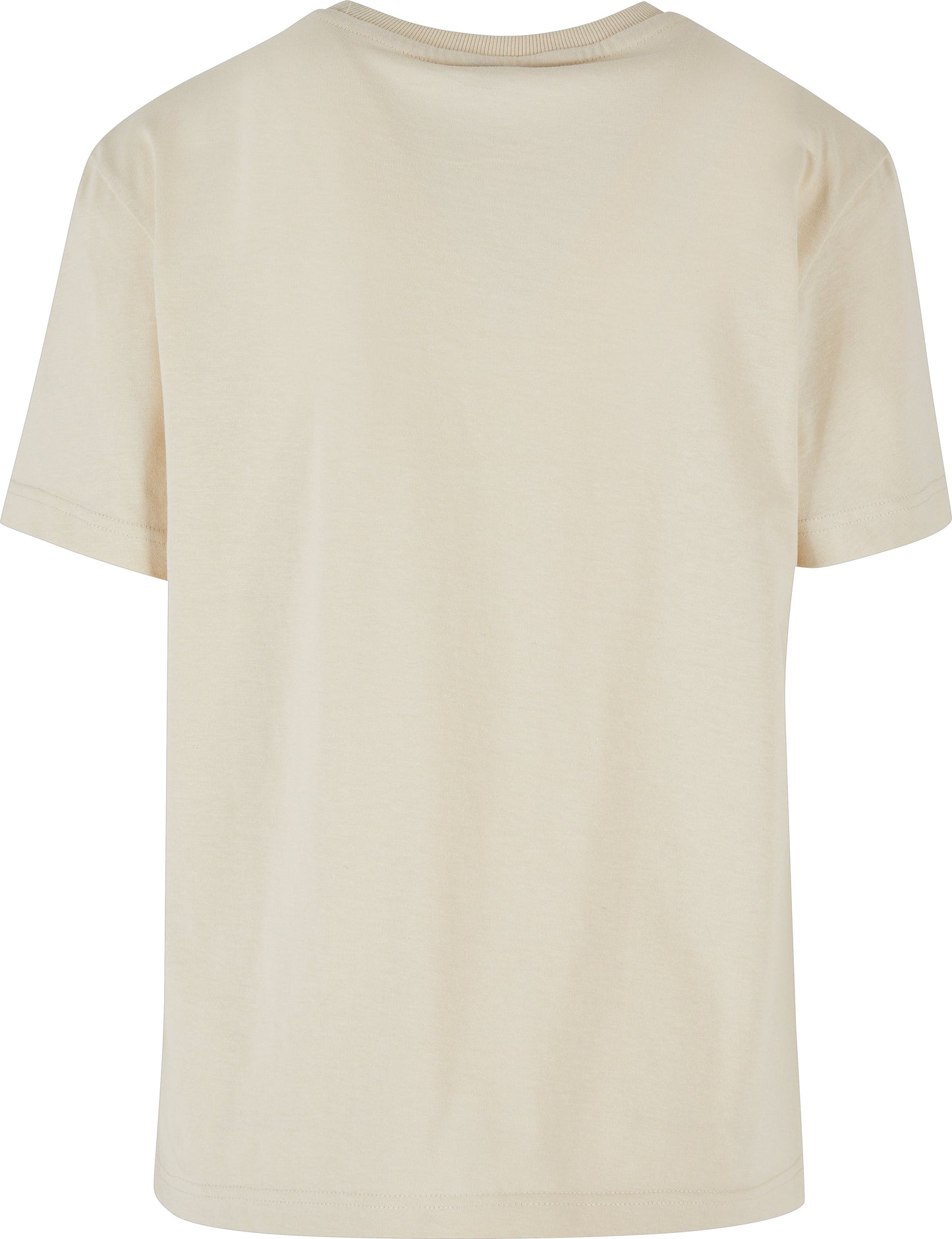 Build Your Brand Women's Oversized Everyday Tee Sand 100% Cotton Sizes XS-5XL
