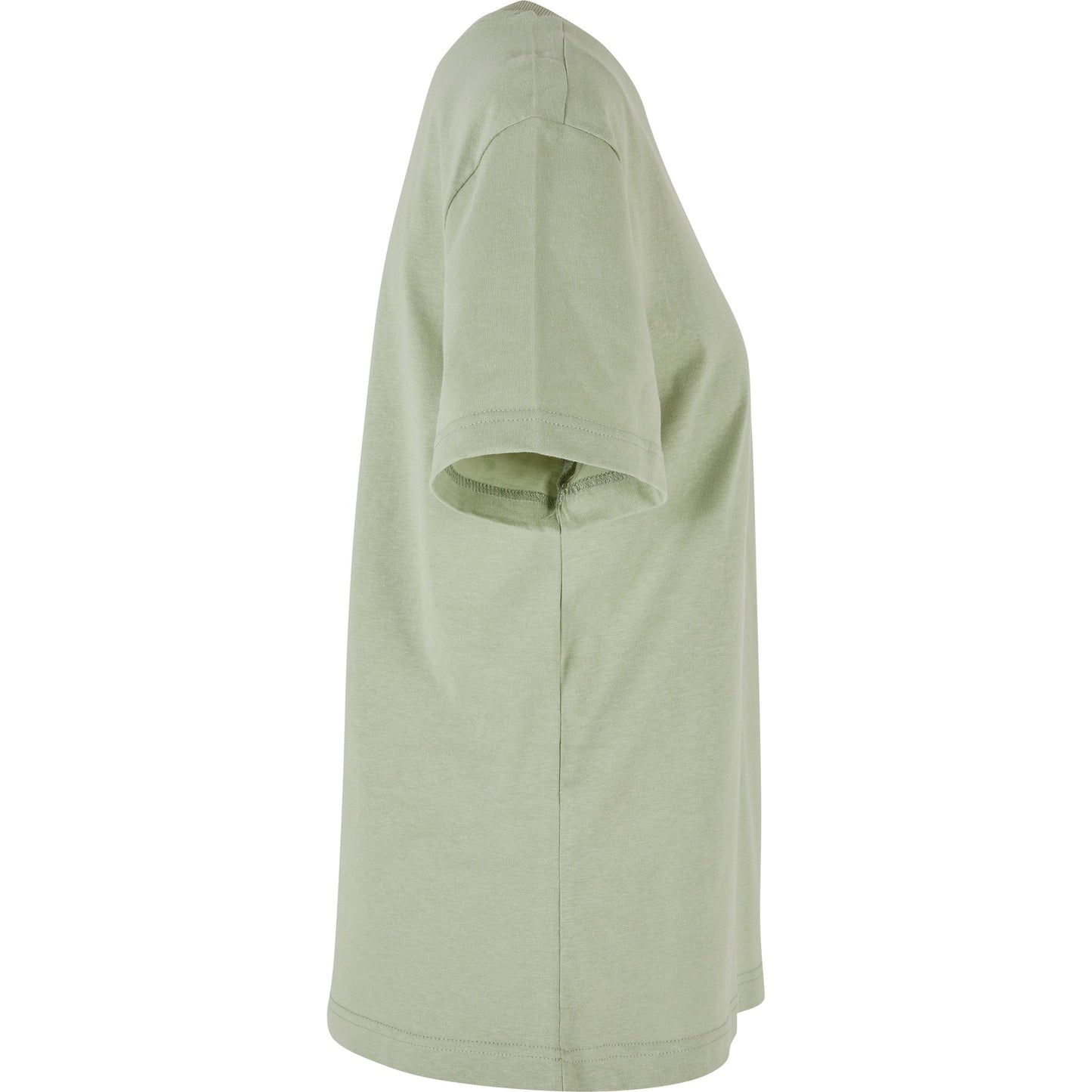 Build Your Brand Women's Oversized Everyday Tee Soft Salvia 100% Cotton