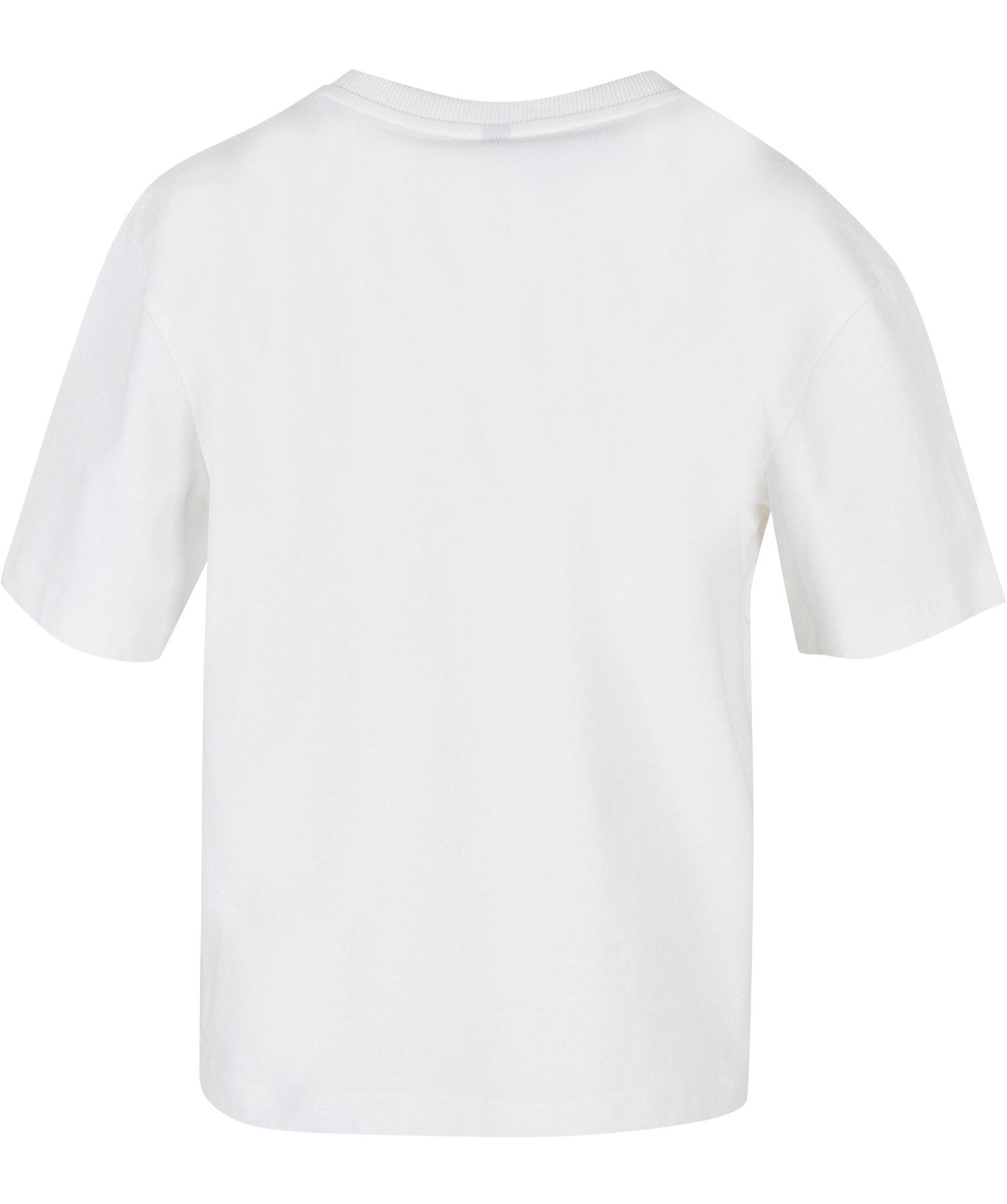 Build Your Brand Women's Oversized Everyday Tee 100% Cotton White Size XS-5XL