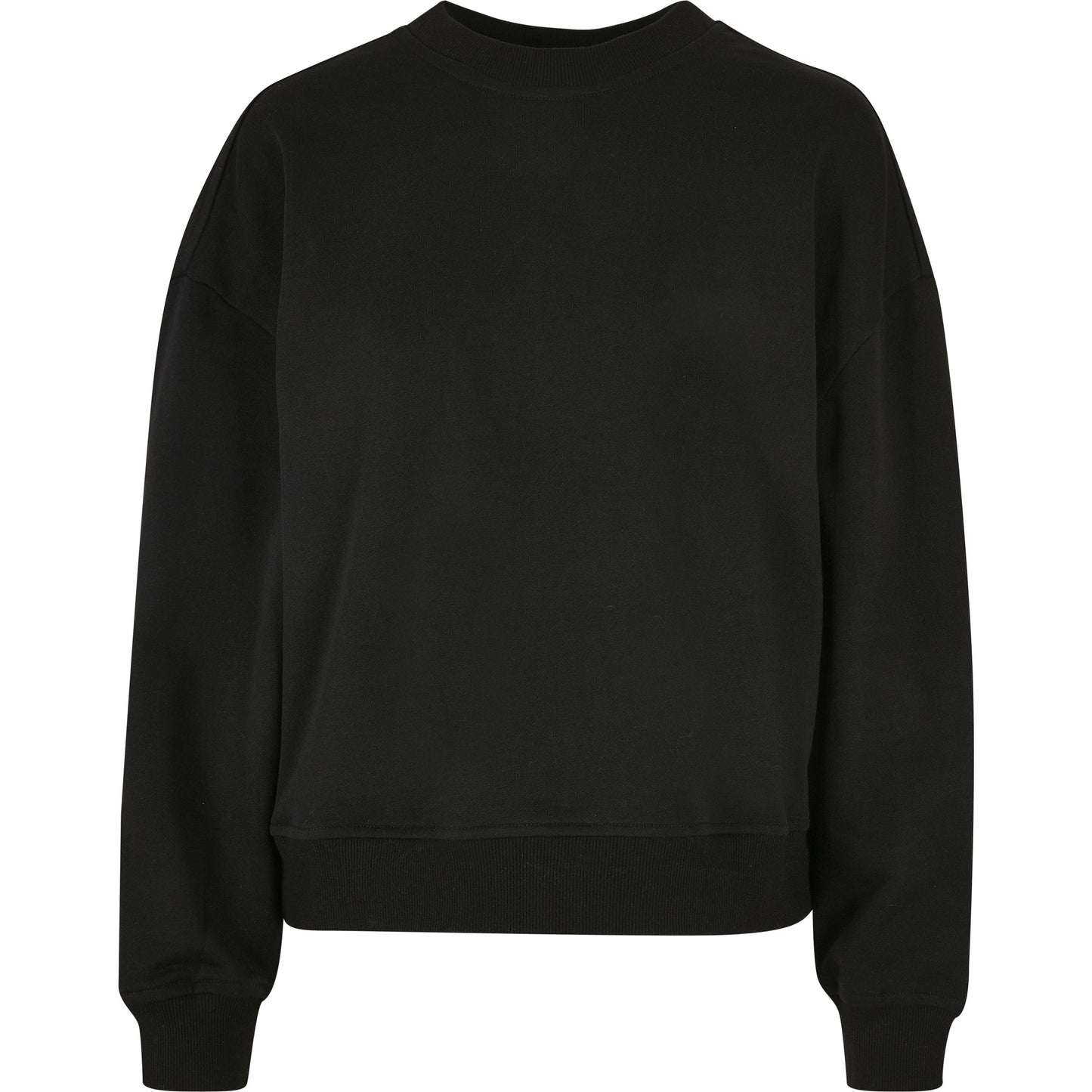 Build Your Brand Women's Oversized Crew Neck Sweatshirt Cozy Casual Top