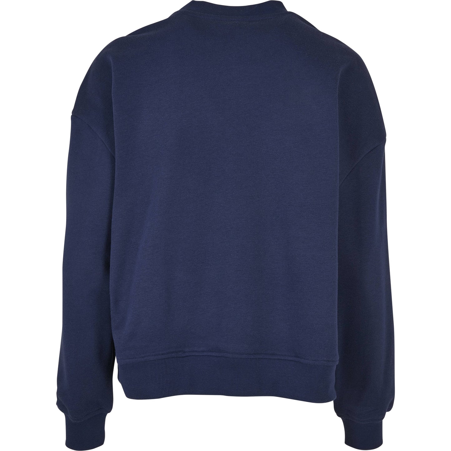 Build Your Brand Women's Oversized Crew Neck Sweatshirt Cozy Casual Top