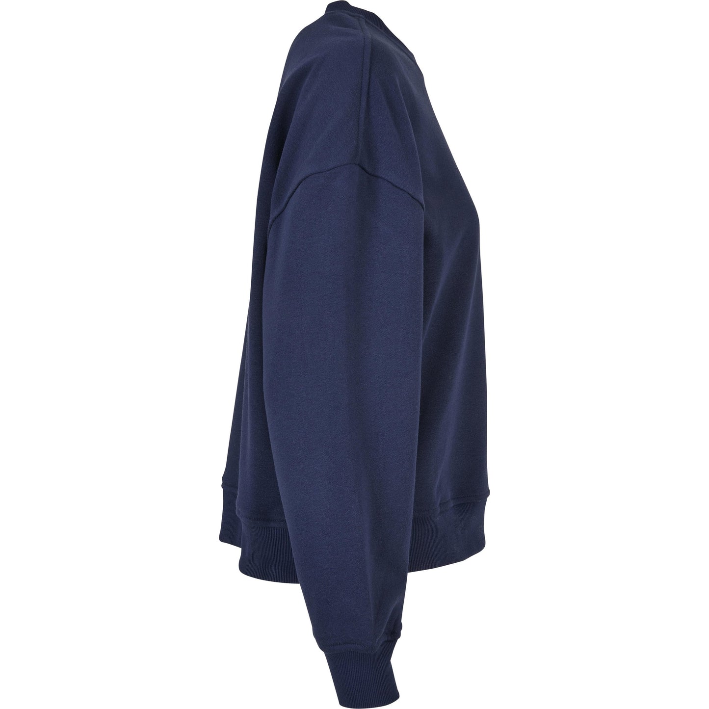 Build Your Brand Women's Oversized Crew Neck Sweatshirt Cozy Casual Top