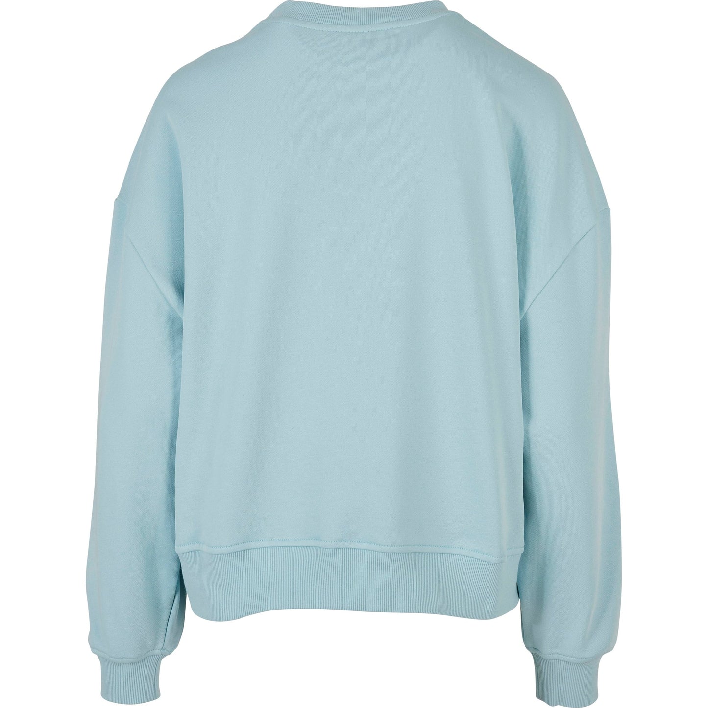 Build Your Brand Women's Oversized Crew Neck Sweatshirt Cozy Casual Top