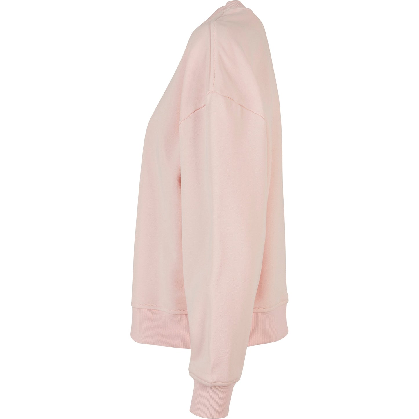 Build Your Brand Women's Oversized Crew Neck Sweatshirt Cozy Casual Top