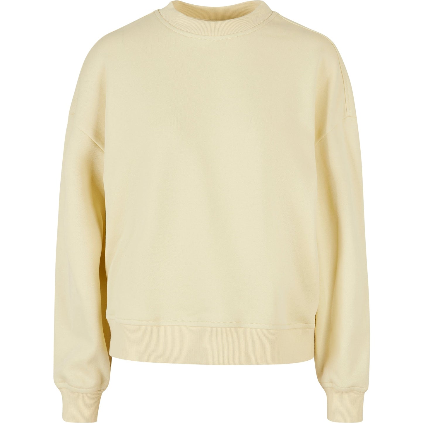 Build Your Brand Women's Oversized Crew Neck Sweatshirt Cozy Casual Top