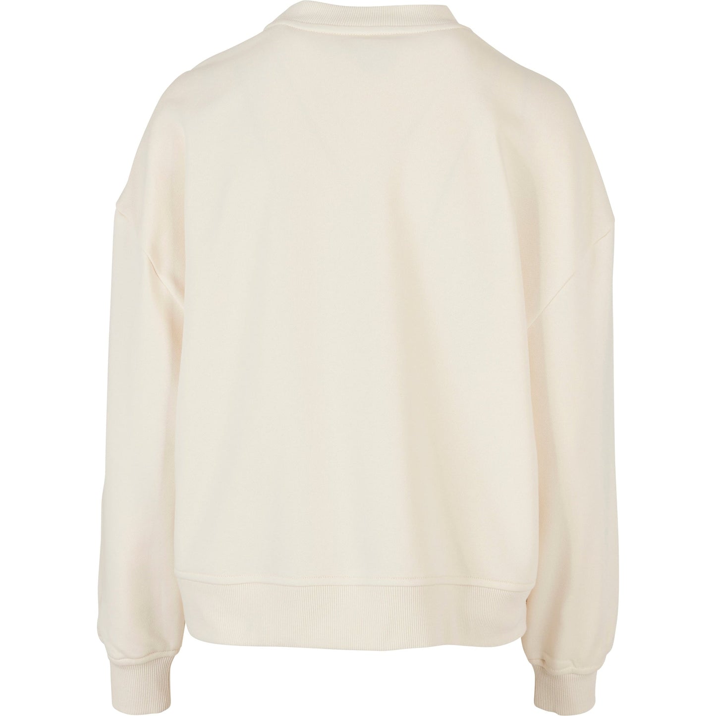 Build Your Brand Women's Oversized Crew Neck Sweatshirt Cozy Casual Top