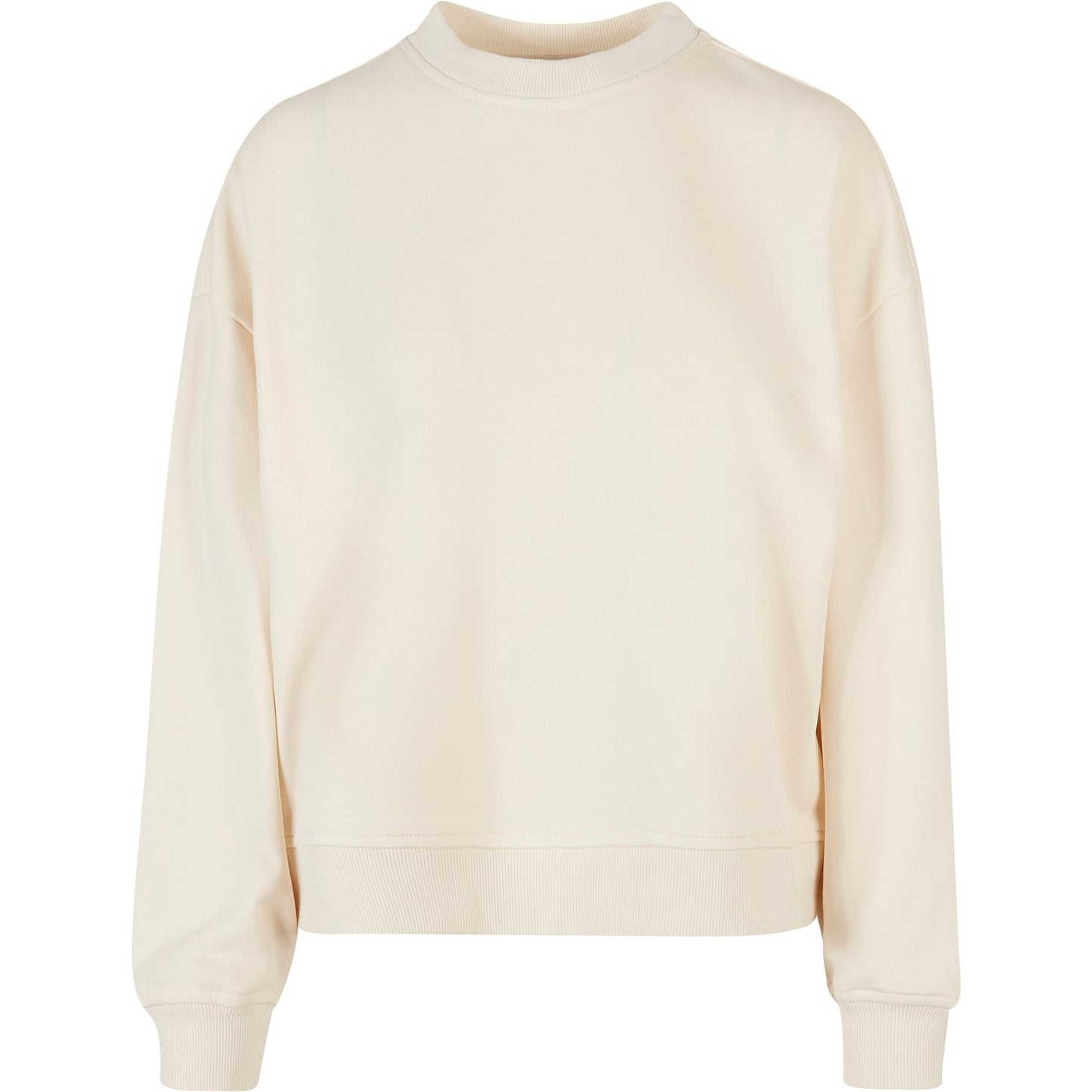 Build Your Brand Women's Oversized Crew Neck Sweatshirt Cozy Casual Top