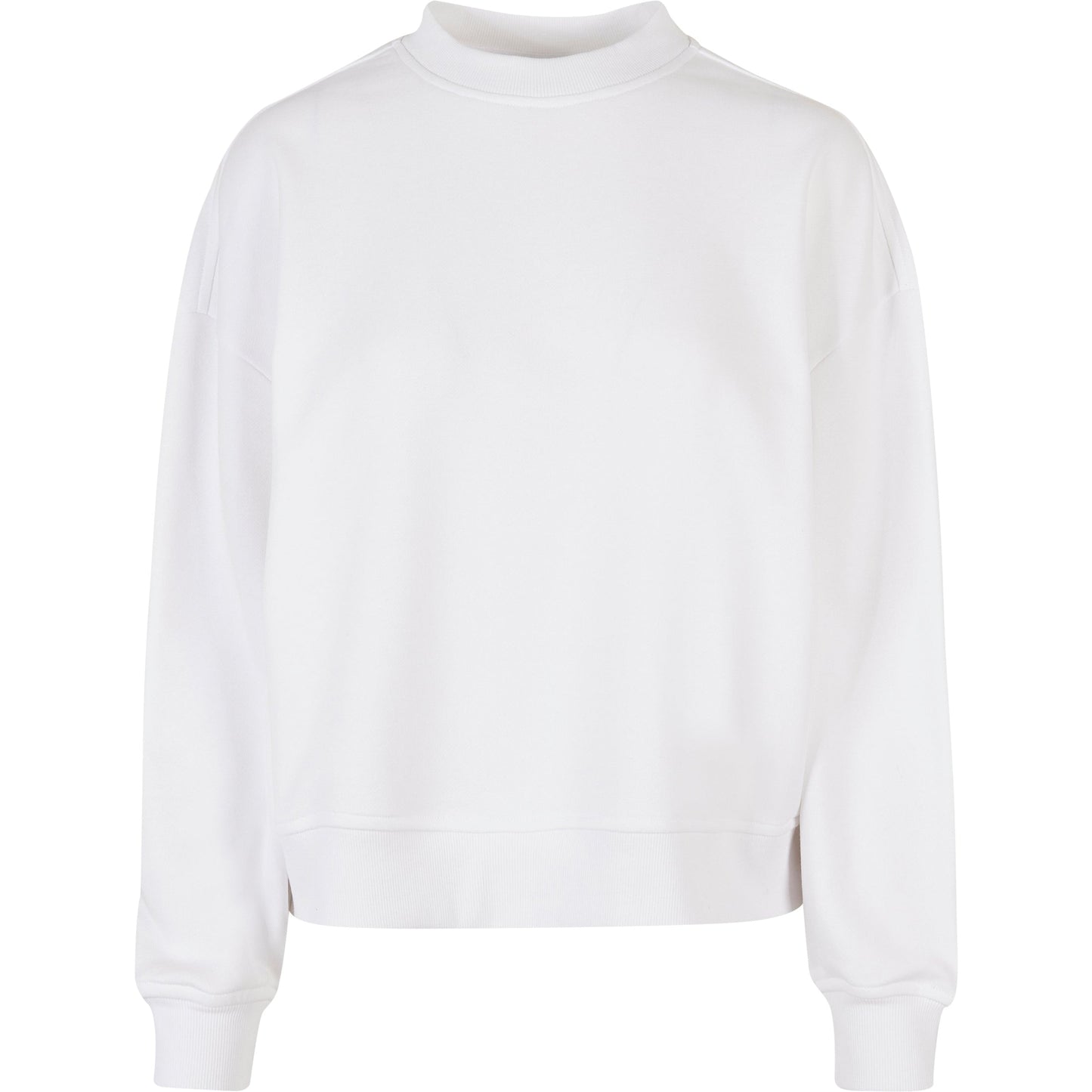 Build Your Brand Women's Oversized Crew Neck Sweatshirt Cozy Casual Top
