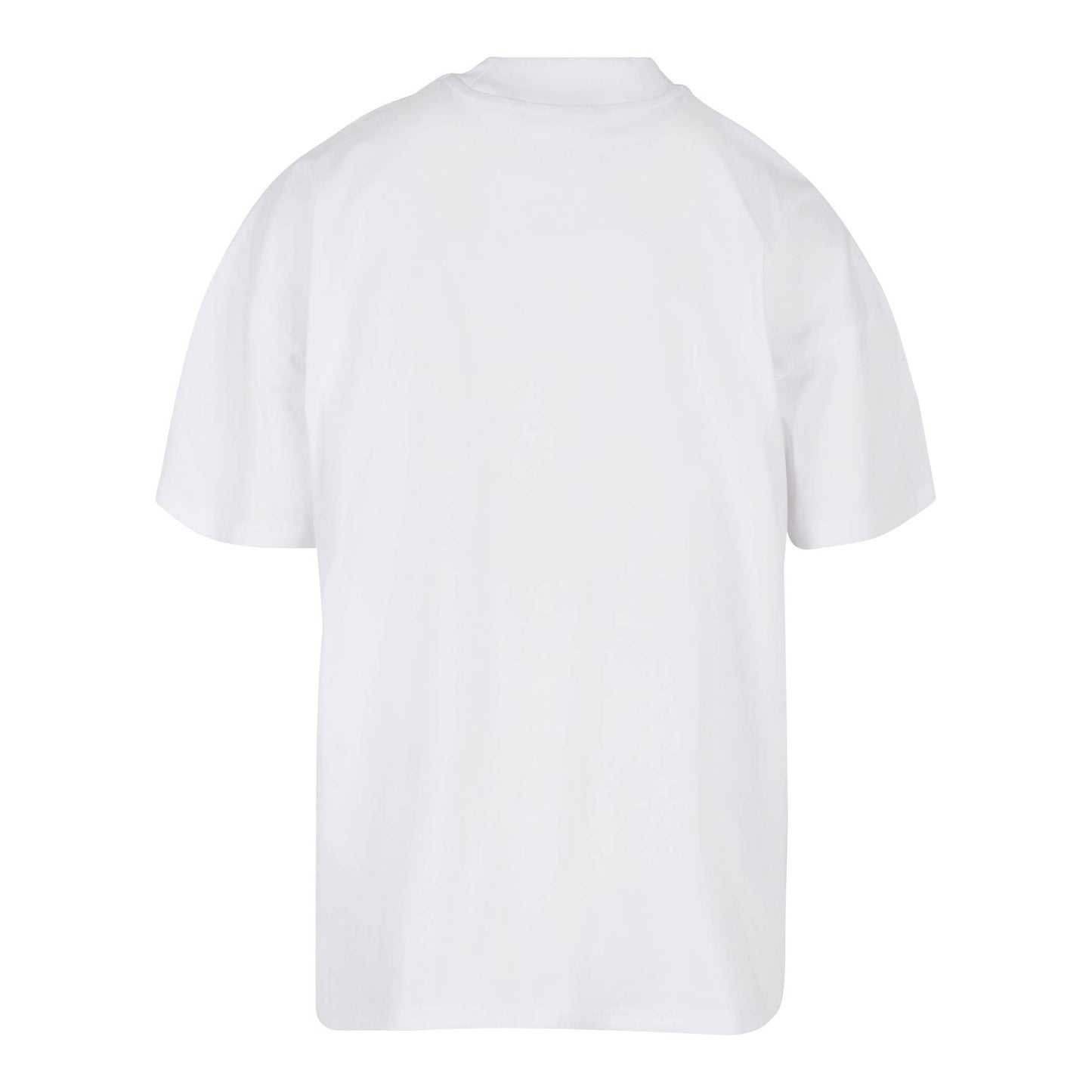 Build Your Brand Oversized Mock Neck Tee 100% Cotton High Neck Men's Shirt