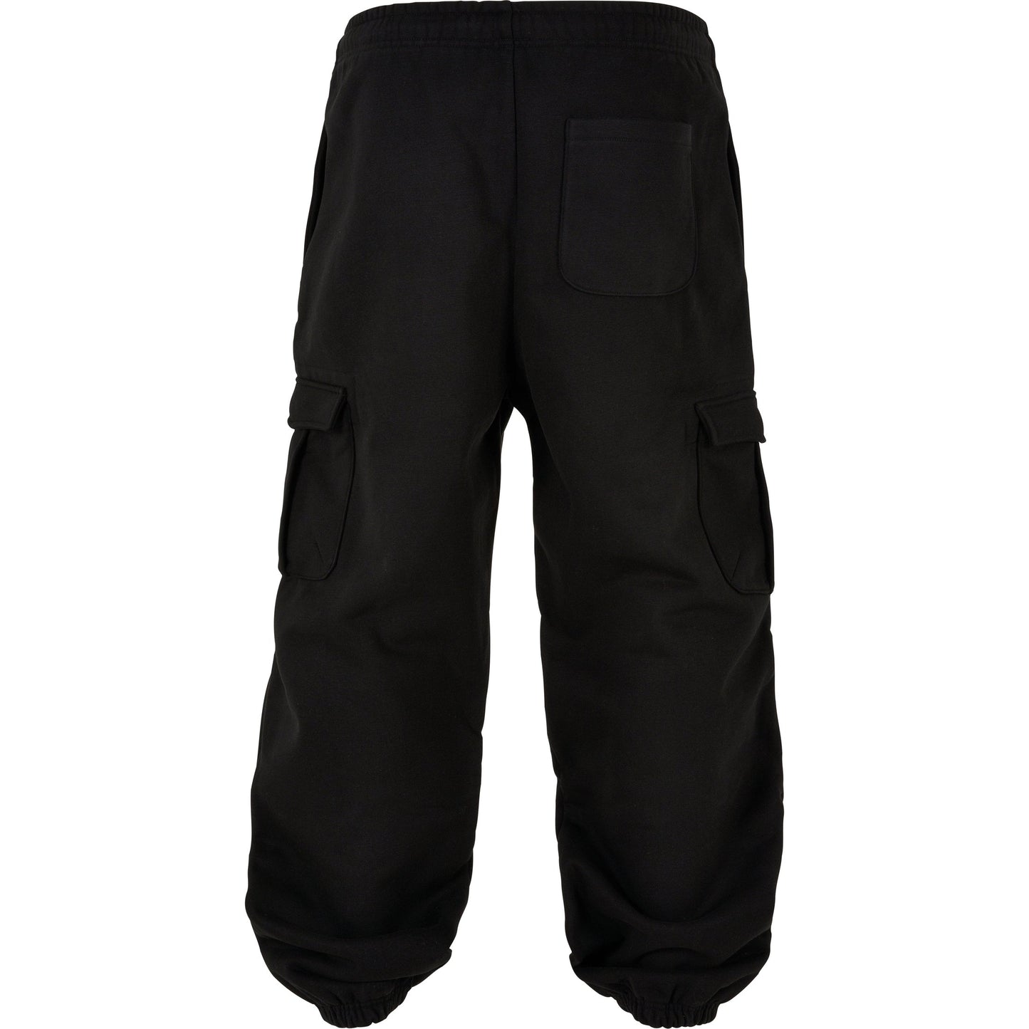 Build Your Brand 90s Cargo Sweatpants Men Elastic Waistband Loose Fit Fleece