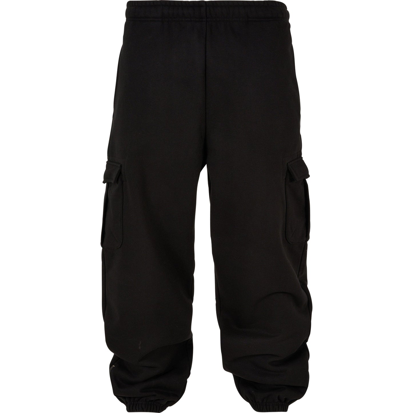 Build Your Brand 90s Cargo Sweatpants Men Elastic Waistband Loose Fit Fleece