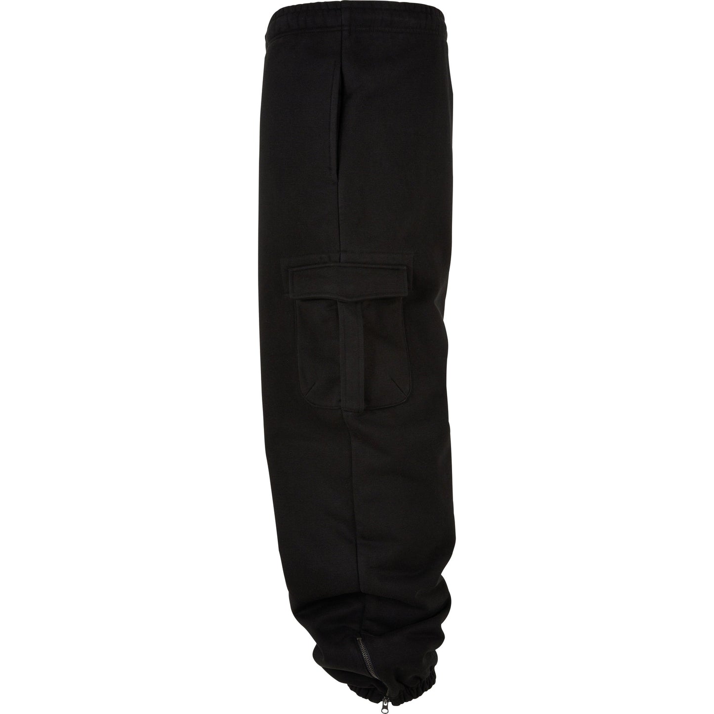 Build Your Brand 90s Cargo Sweatpants Men Elastic Waistband Loose Fit Fleece