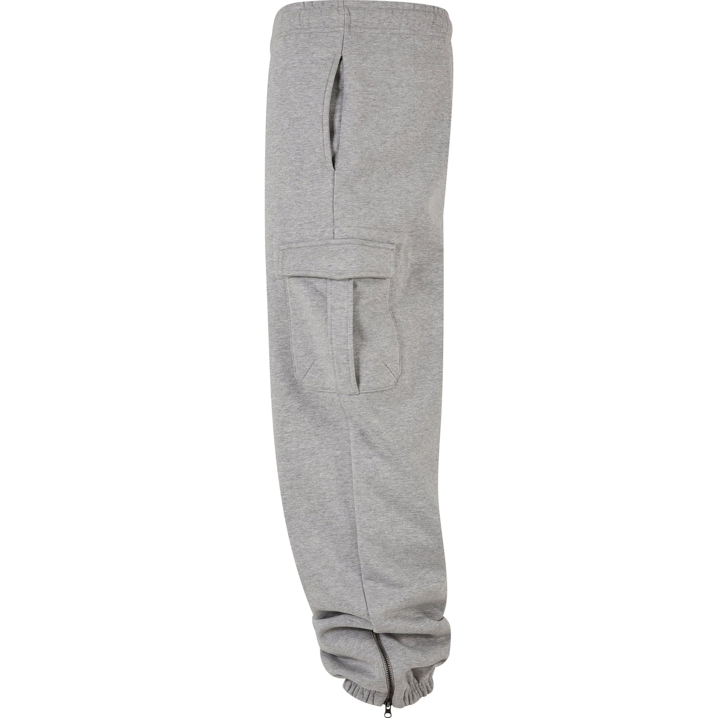 Build Your Brand 90s Cargo Sweatpants Men Elastic Waistband Loose Fit Fleece