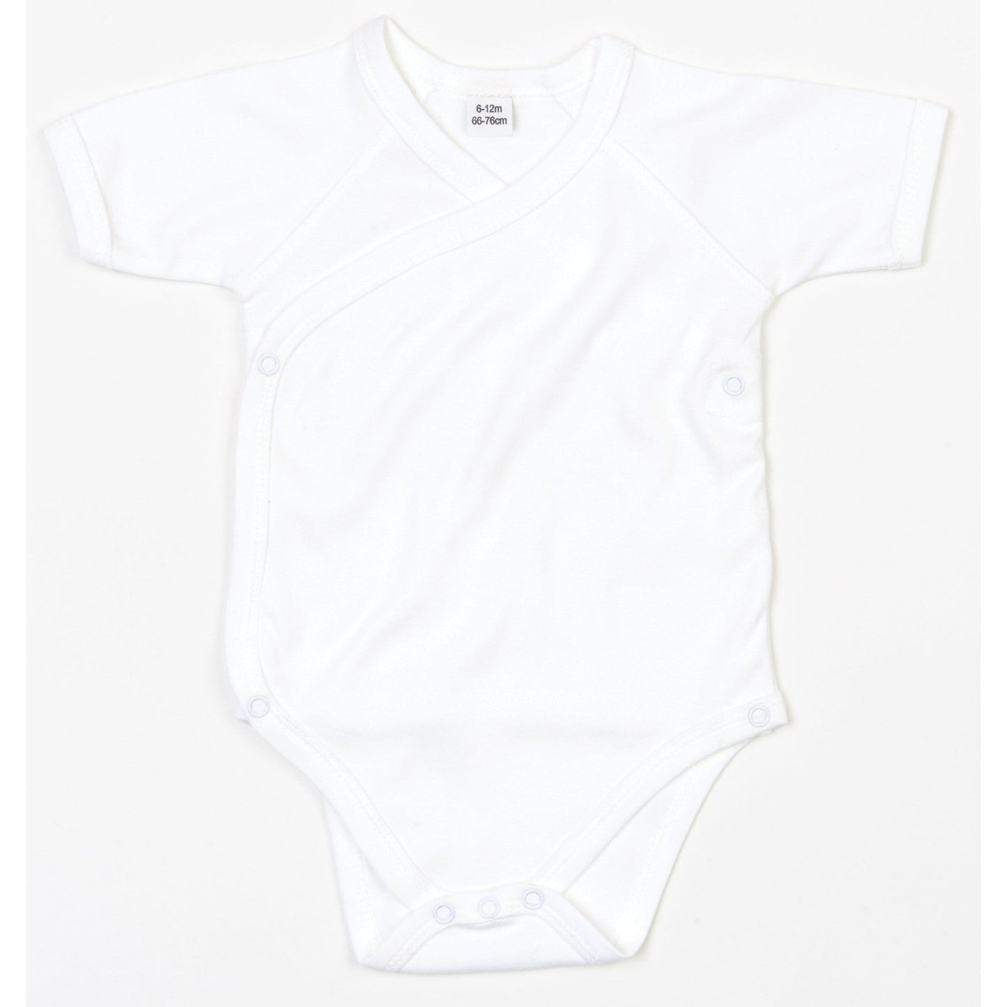 Babybugz Organic Cotton Kimono Bodysuit Mock-Wrap Front Soft Stretchy Fabric