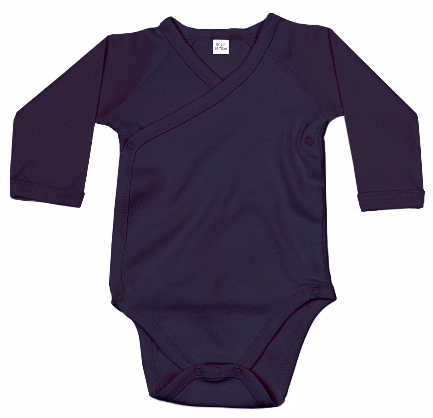 Babybugz Organic Cotton Long Sleeve Kimono Bodysuit for Babies and Toddlers