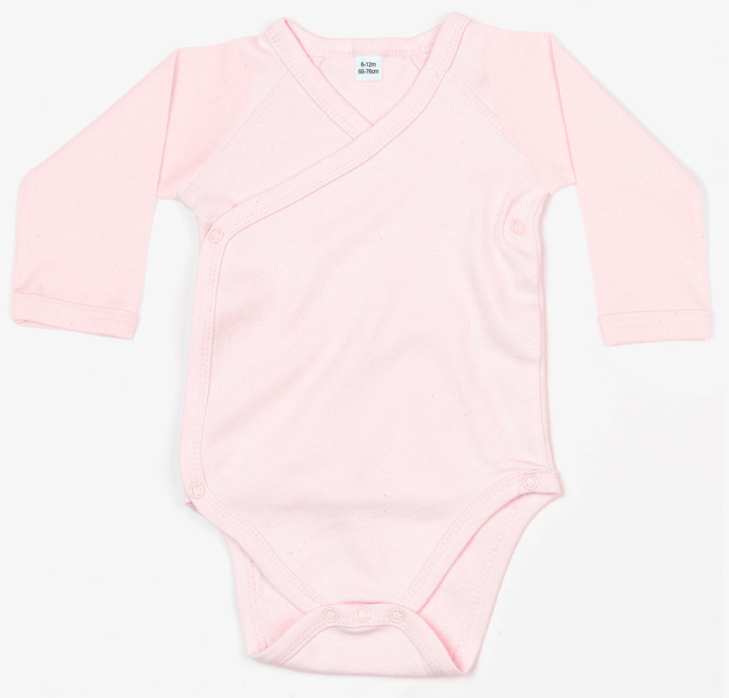 Babybugz Organic Cotton Long Sleeve Kimono Bodysuit for Babies and Toddlers