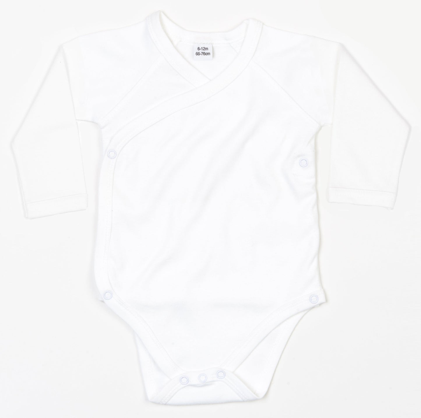 Babybugz Organic Cotton Long Sleeve Kimono Bodysuit for Babies and Toddlers