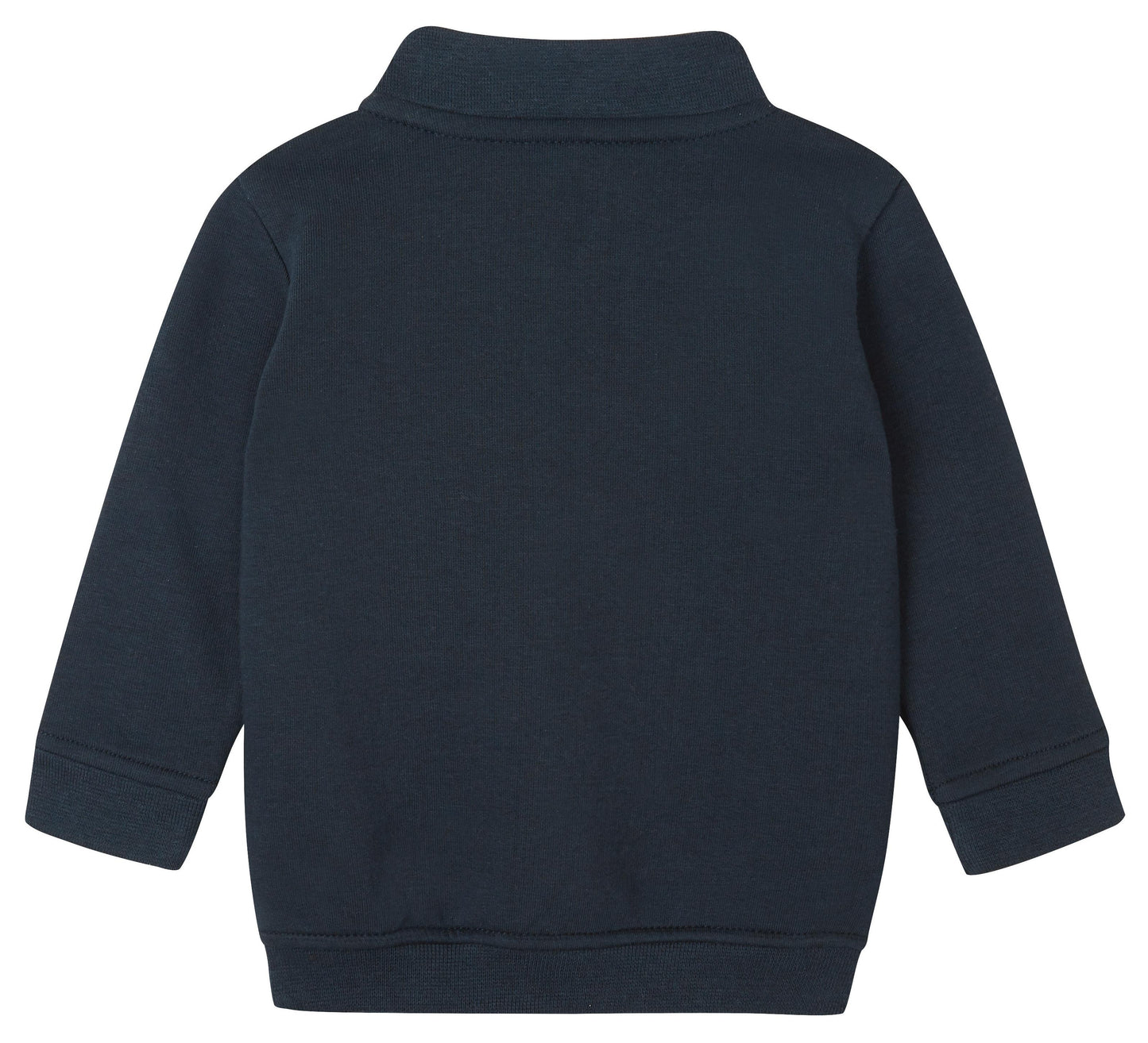 Babybugz Baby 1/4 Zip Sweatshirt Comfy Set-in Sleeves Ribbed Cuffs Hem