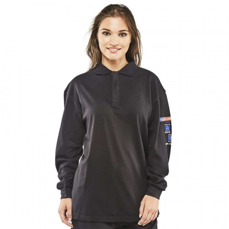 Beeswift ARC Compliant Fire Retardant Hi-Vis Anti-Static Polo Shirt