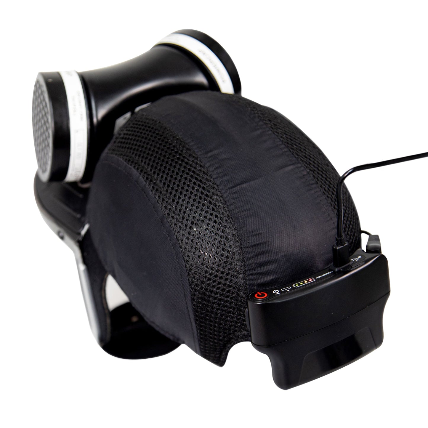 JSP PowerCap Active IP Respirator with Bump Cap and Faceshield - Black