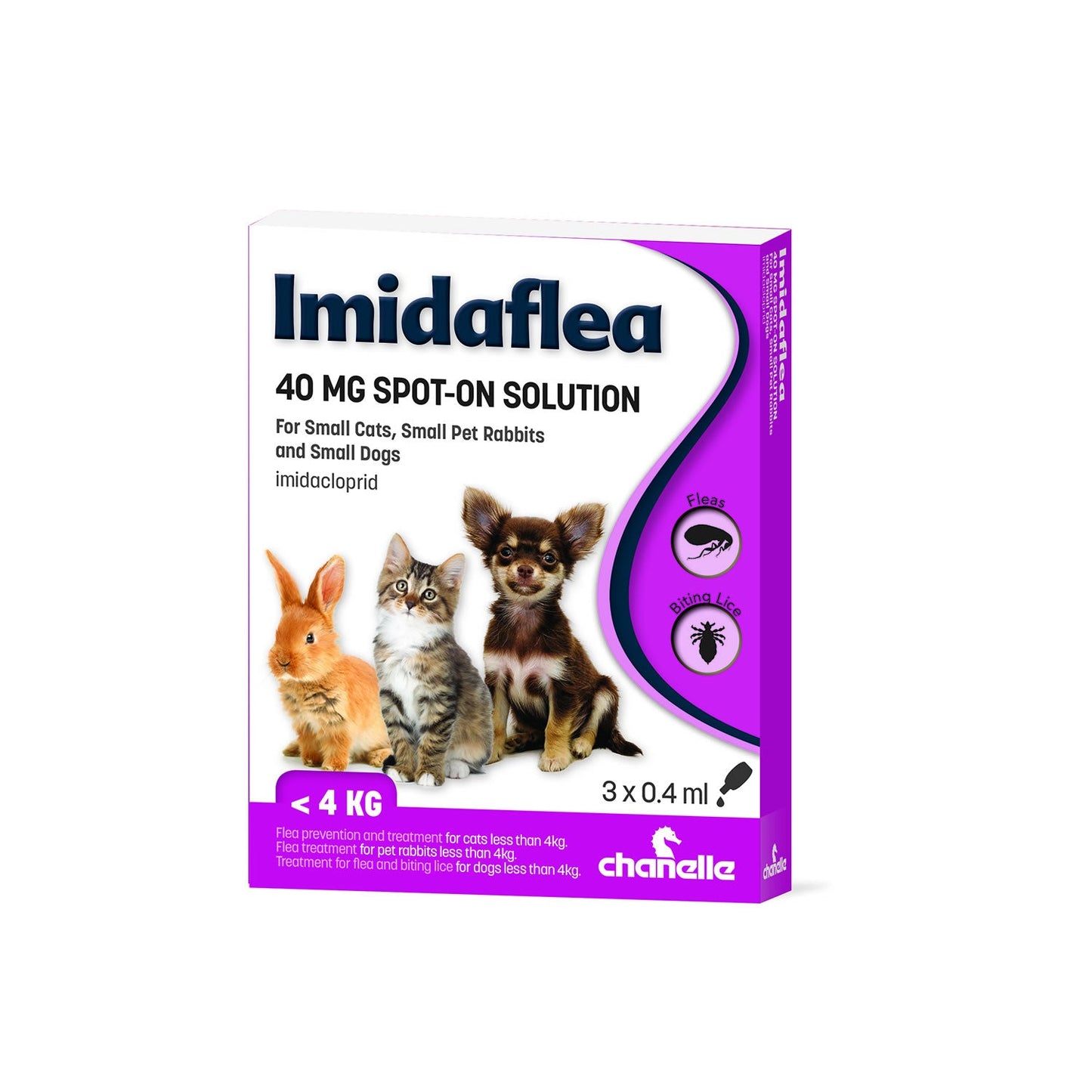 Chanelle Imidaflea 40g Spot-On For Small Pets SpotOn Flea Treatment Insecticide