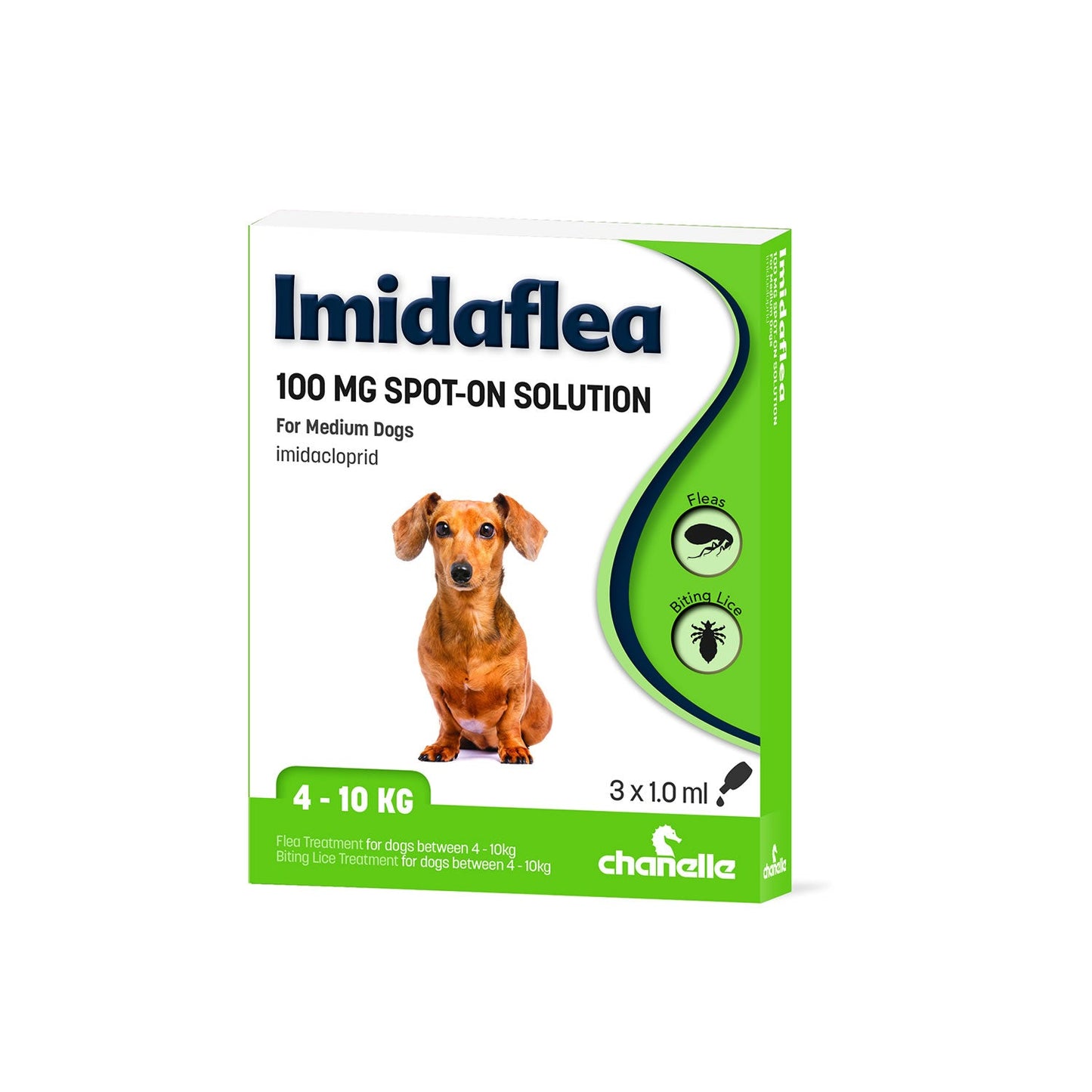 Chanelle Imidaflea 100g Spot-On For Medium Dogs SpotOn Flea Treatment