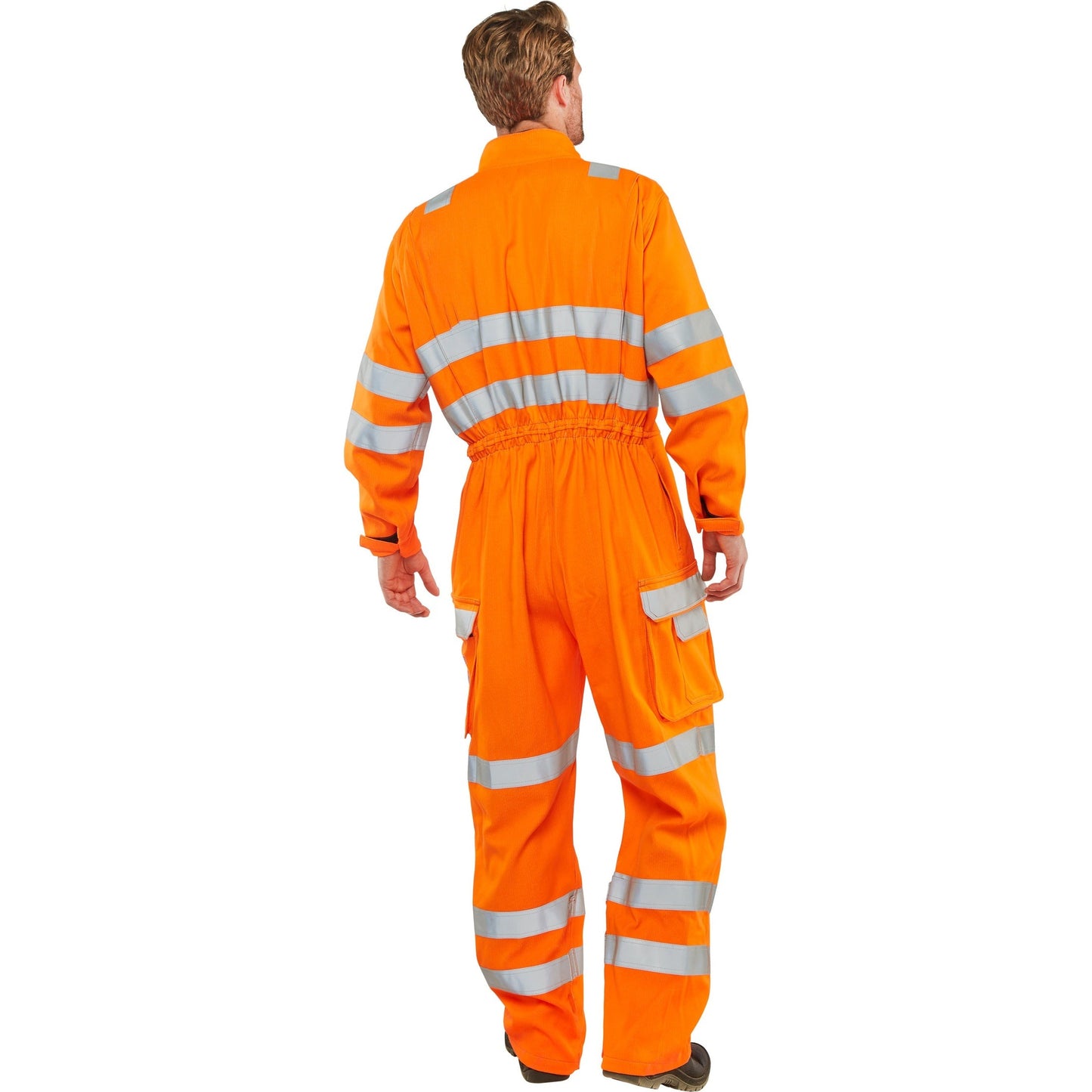 Beeswift ARC Compliant Fire Retardant Hi Vis Anti-Static Coverall RIS-3279-TOM