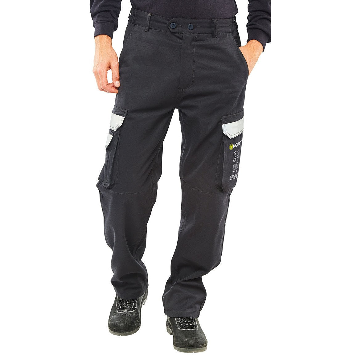 Beeswift ARC Compliant Fire Retardant Anti-Static Cargo Trousers 300gsm