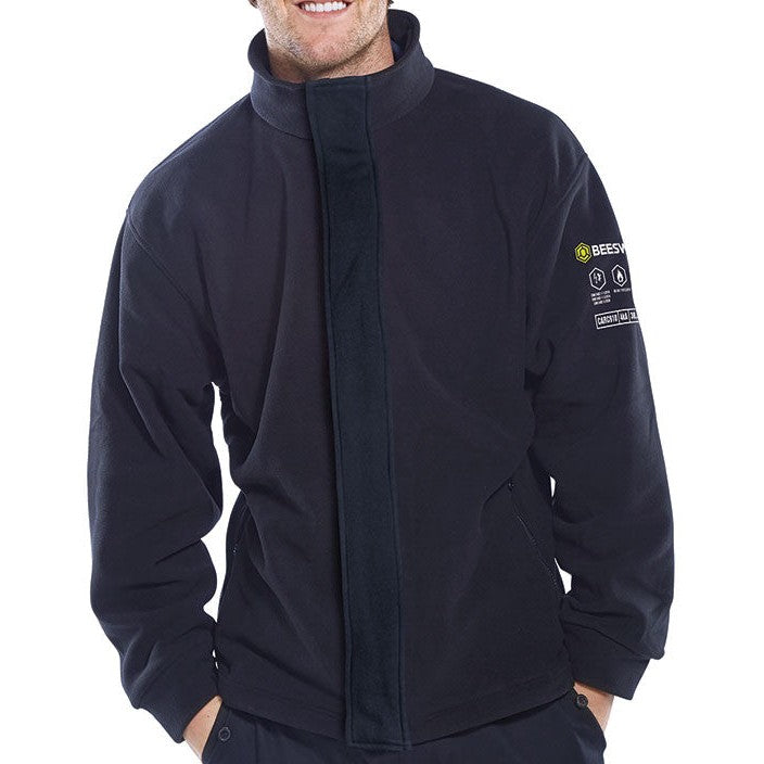 Beeswift ARC Compliant Flame Retardant Anti-Static Fleece Jacket 300gsm