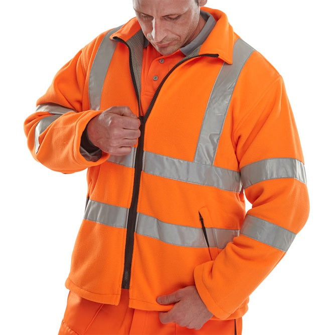 Beeswift Carnoustie High Visibility Fleece Jacket EN ISO 20471 Class 3