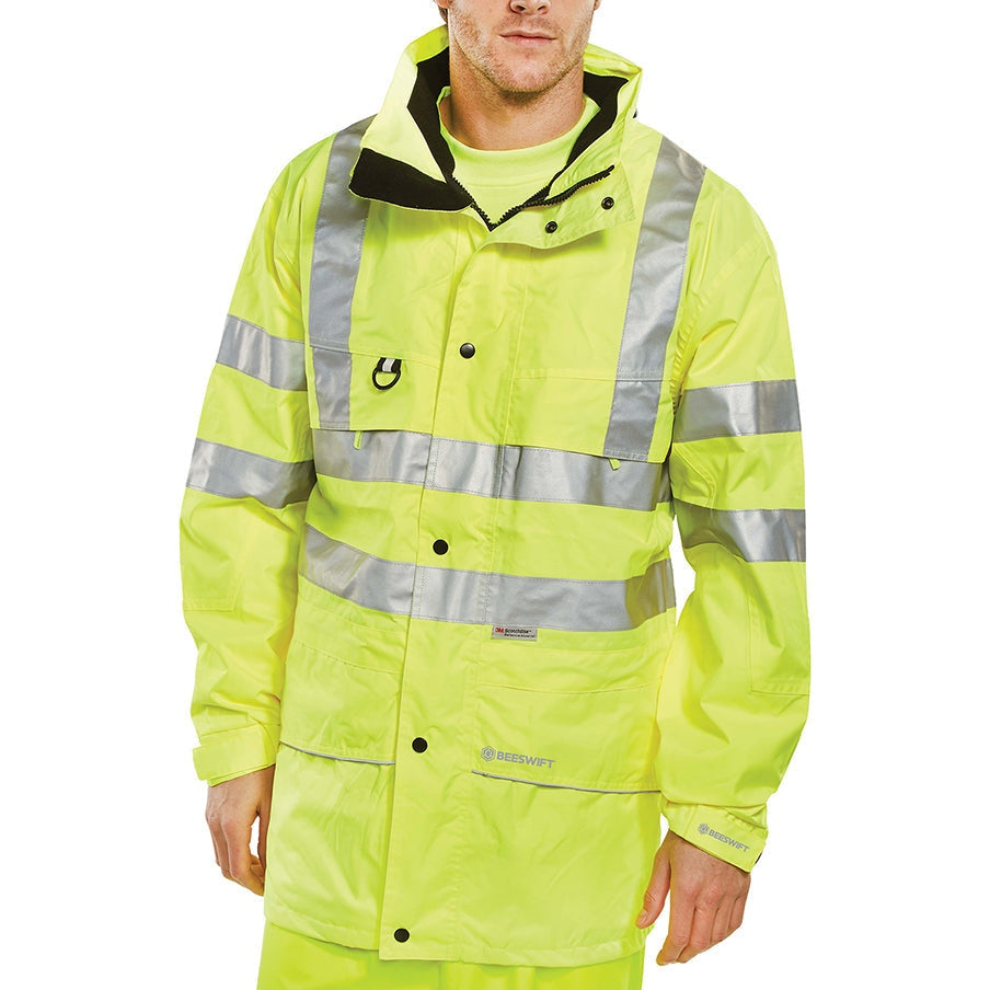 Beeswift Carnoustie Waterproof Jacket Lightweight Breathable Outdoor Wear