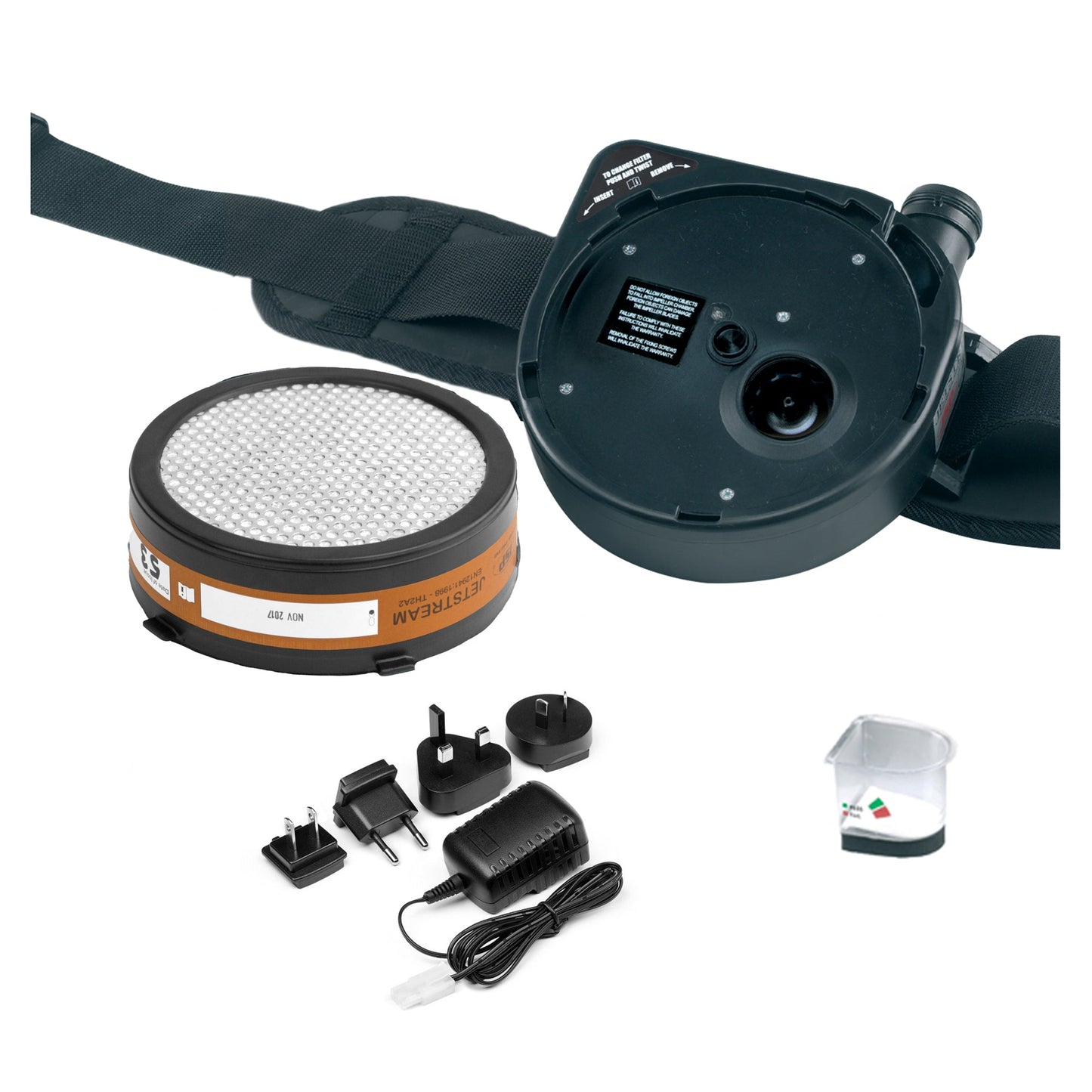 JSP Jetstream 8hr Waist Mounted Power Unit with TH2A2 Filter Multi Plug